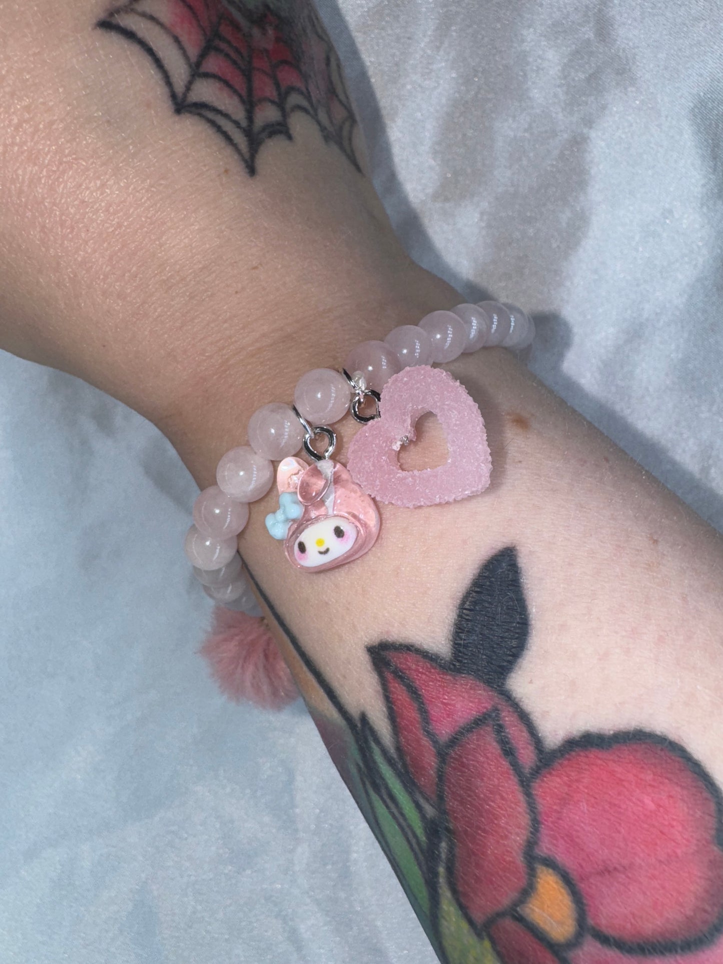 My Melody Rose Quartz 6mm Bracelet