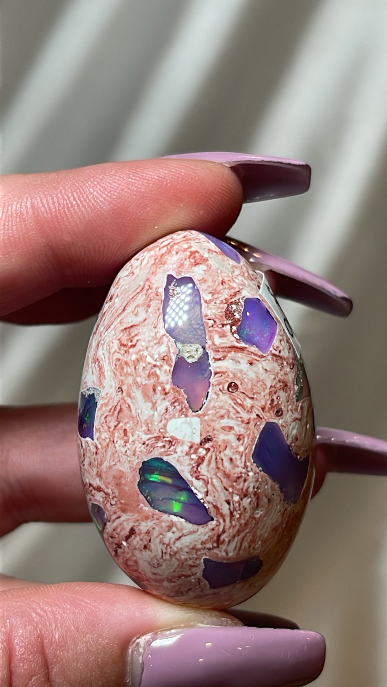 Mexican Fire Opal AAA Egg