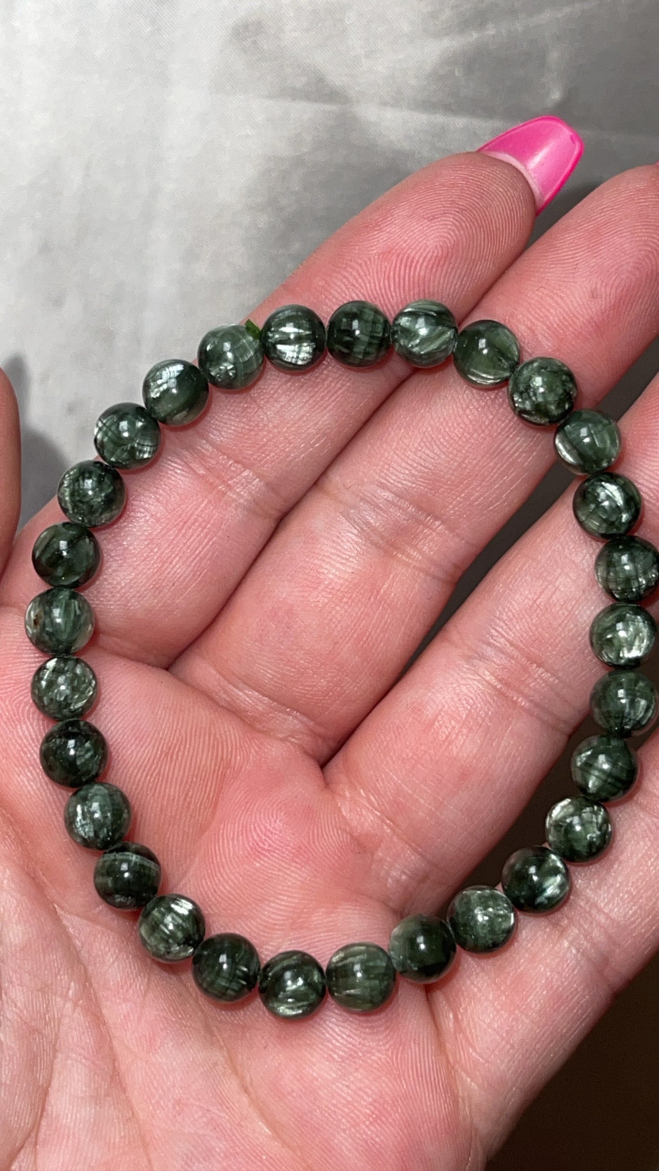 Seraphinite 6mm Bracelet