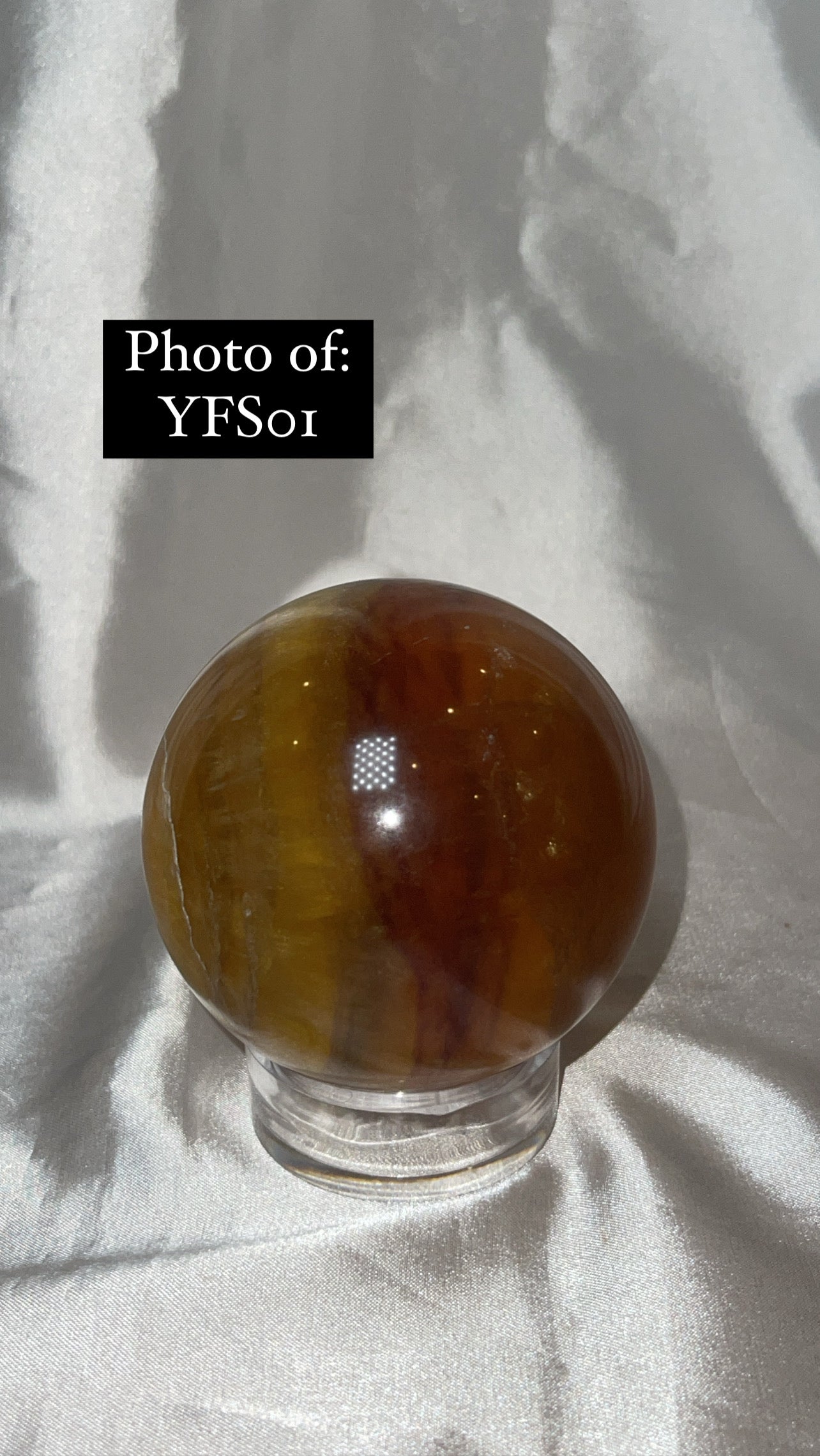 Bumblebee Fluorite Large Sphere