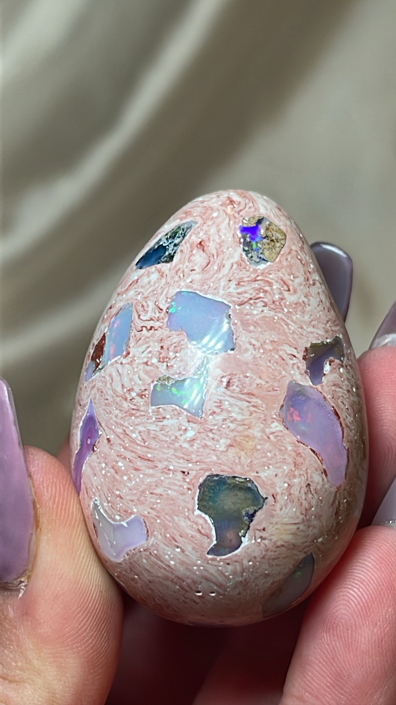 Mexican Fire Opal AAA Egg