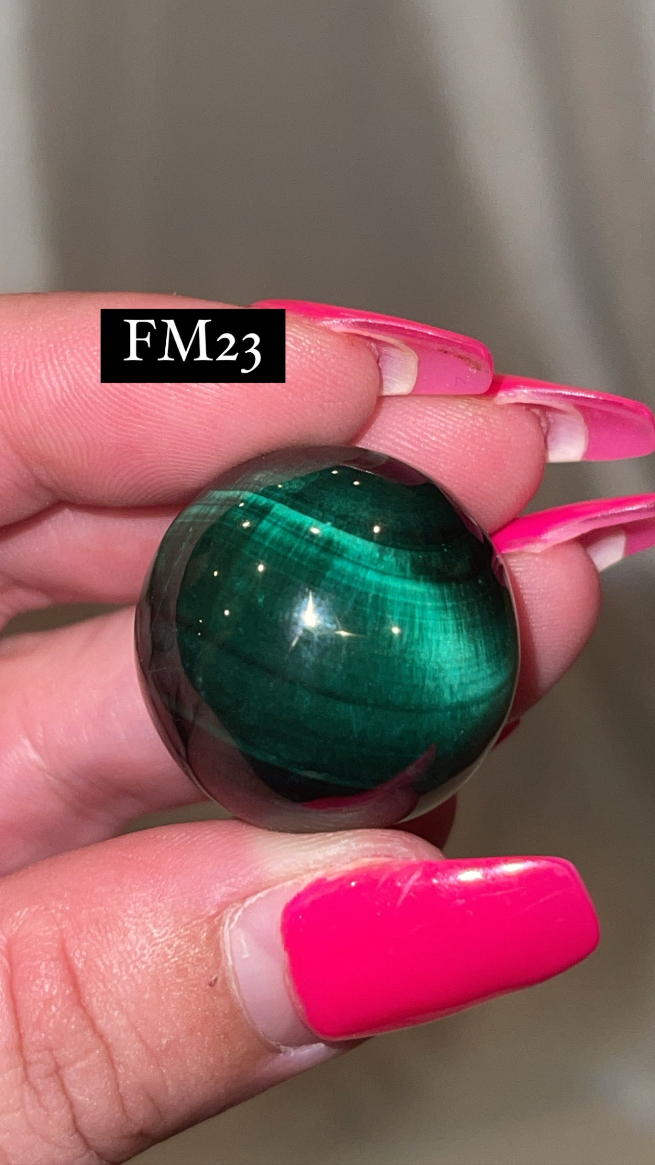 Velvet Fibrous Malachite AAA Sphere