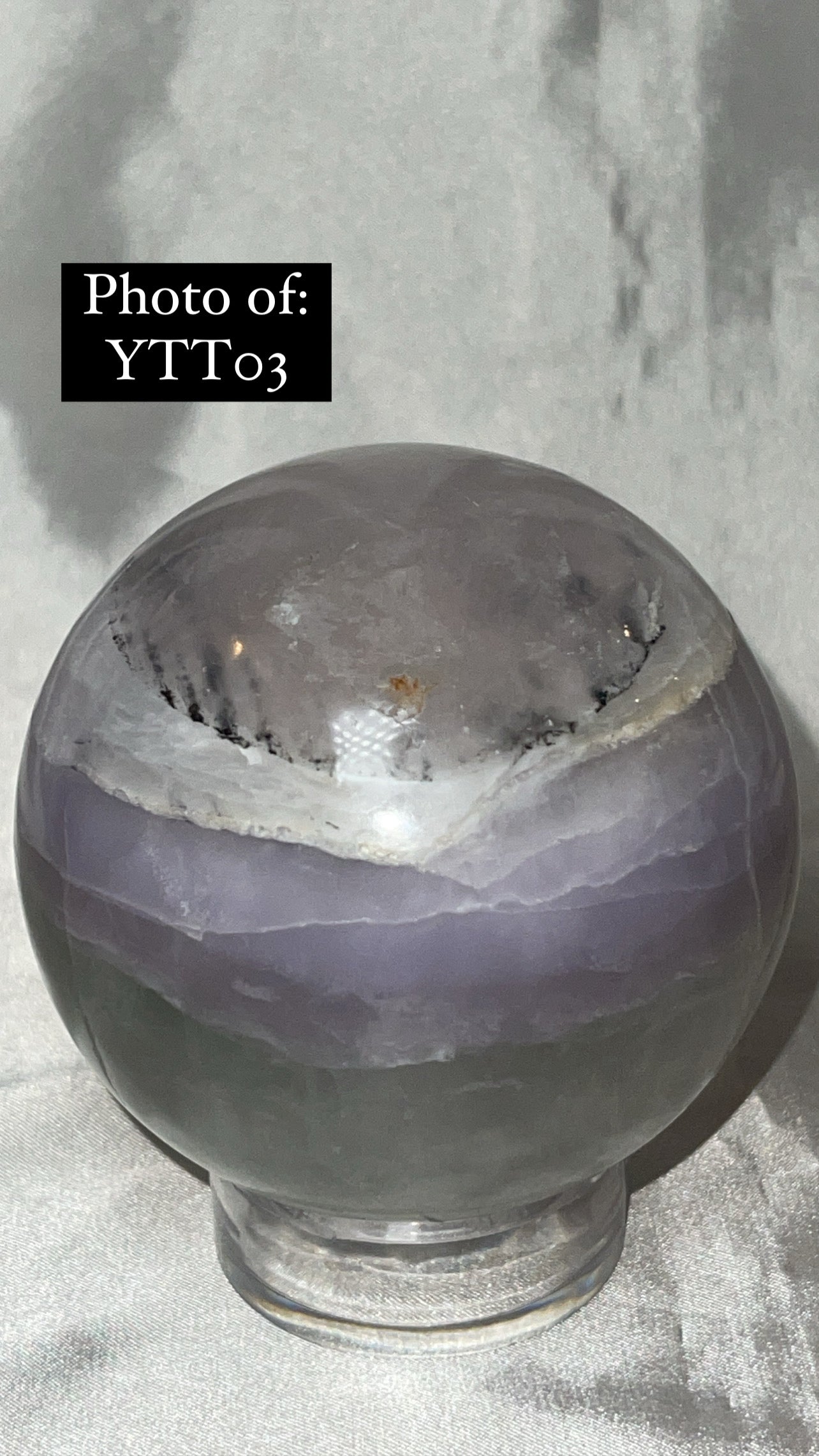 Yttrium Fluorite XL Sphere