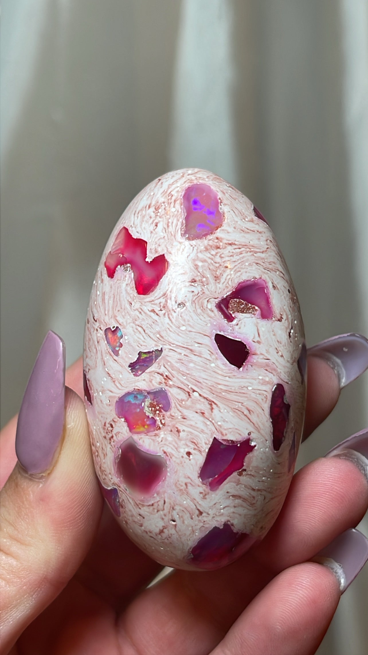 Mexican Fire Opal AAA Egg