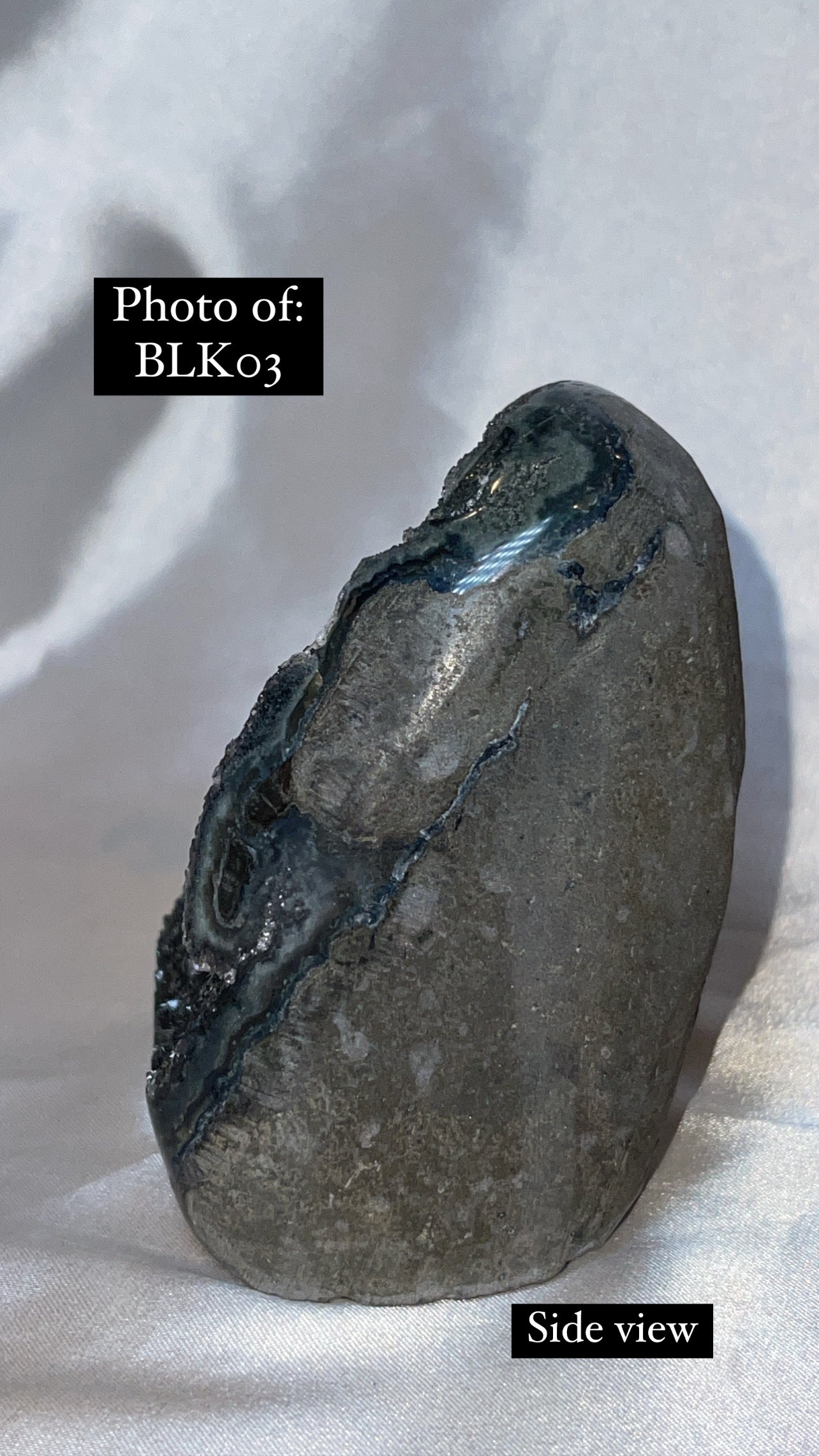 Black Amethyst Cut Base