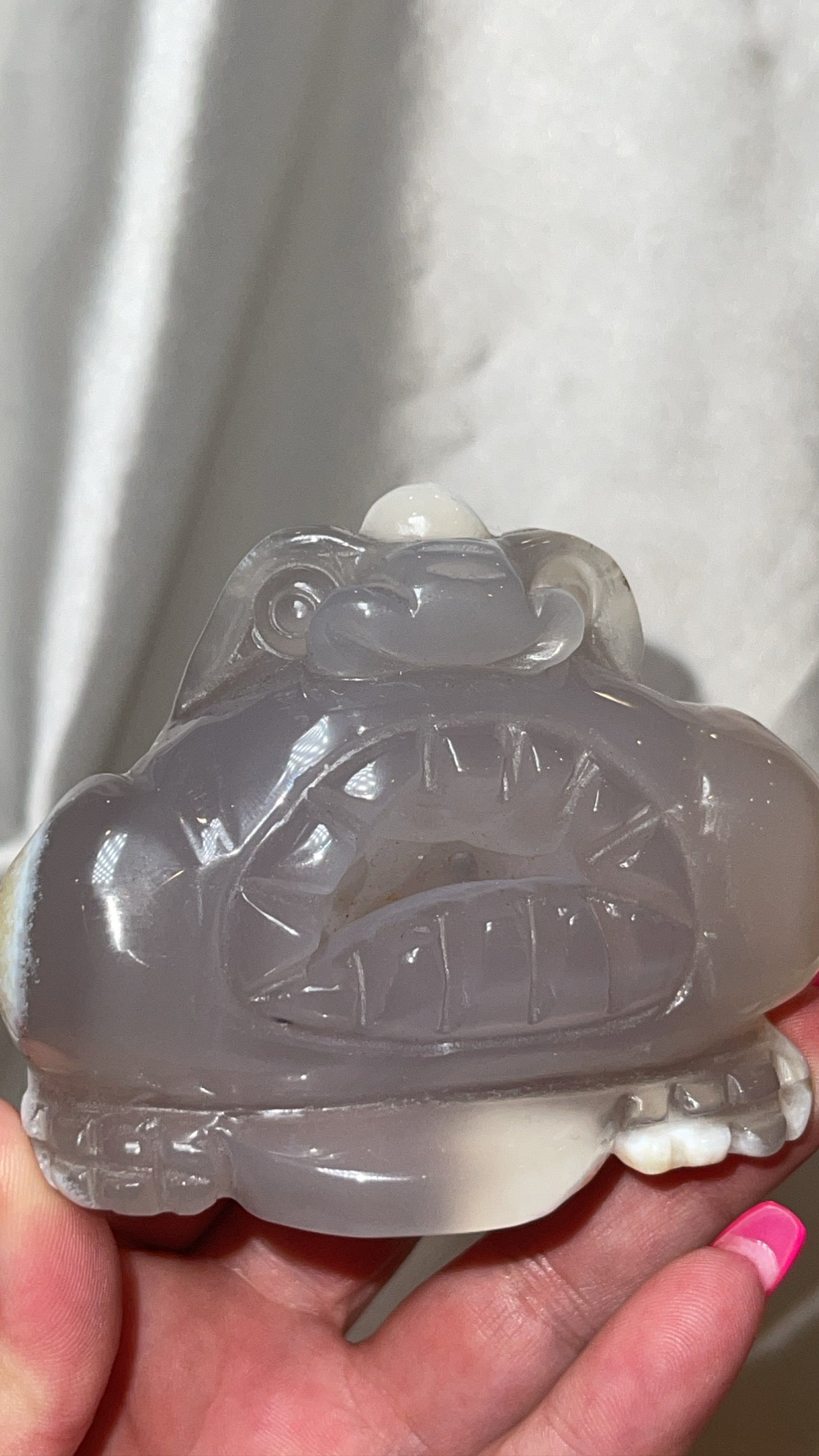 Druzy Agate Money Frog