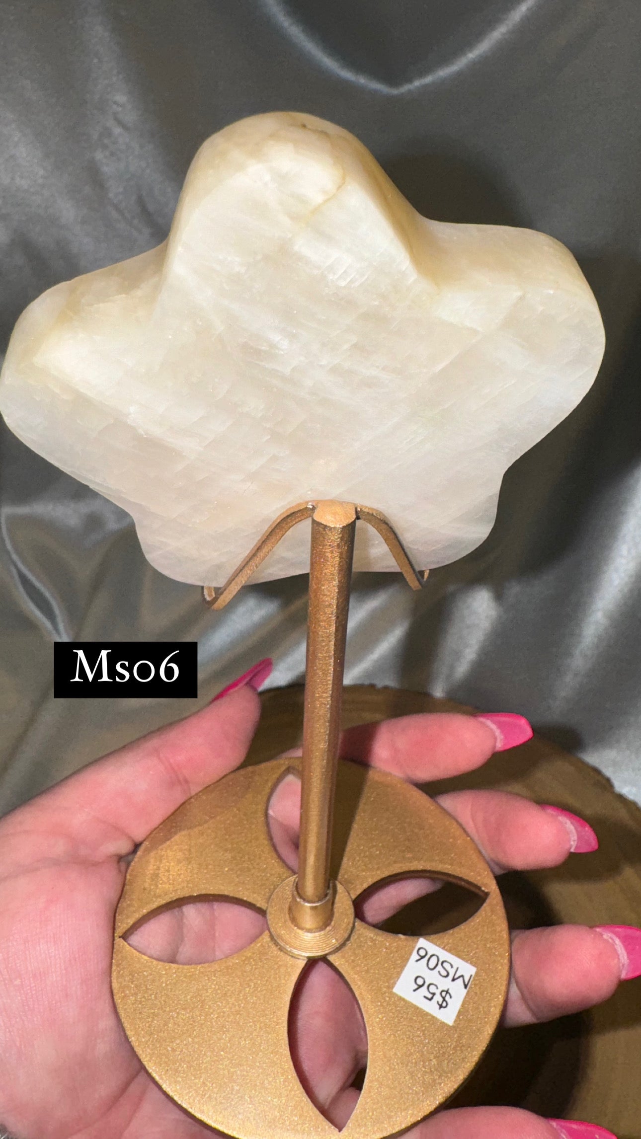 Moonstone Star on Stand AAA