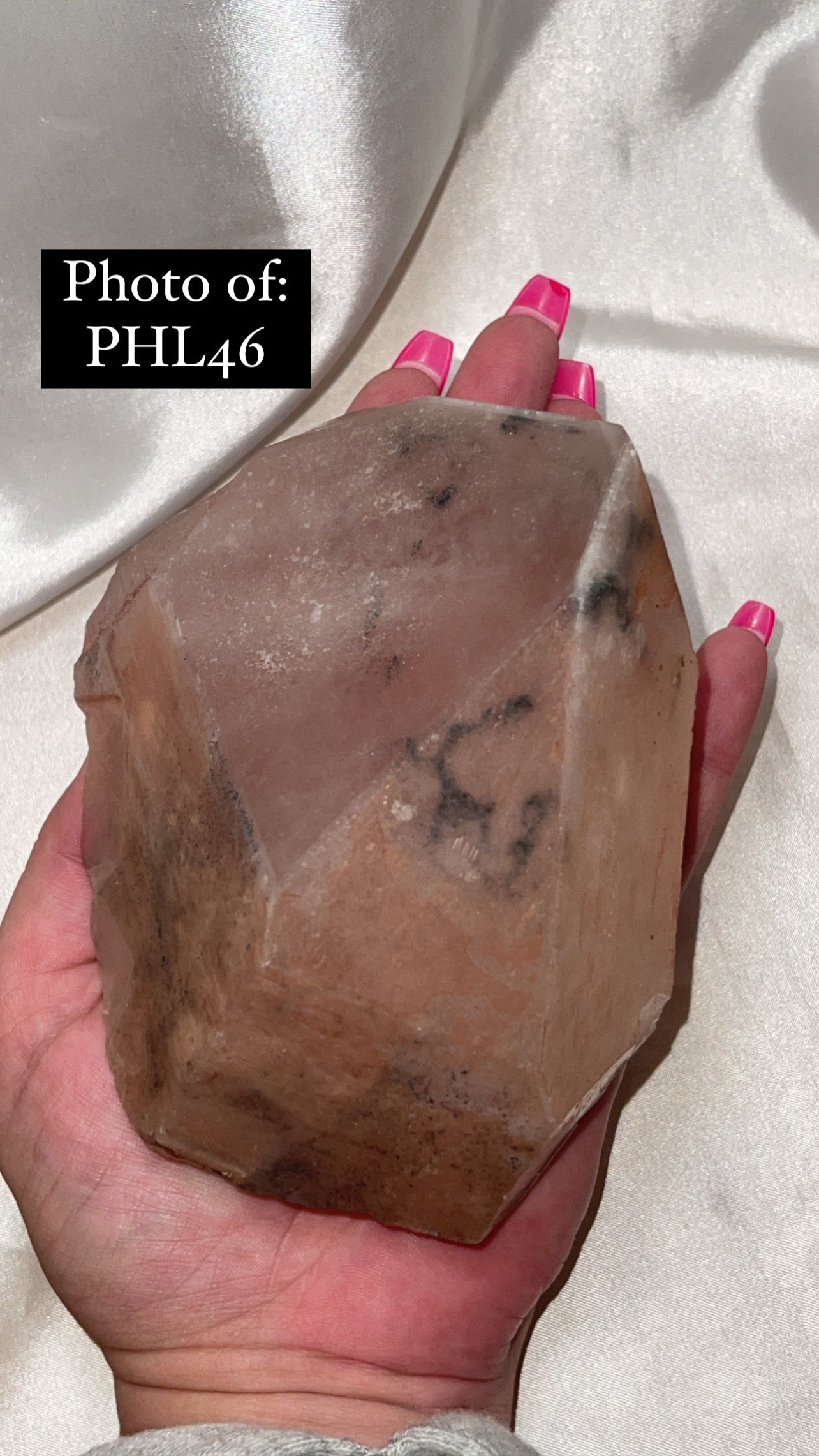 HIGH VIBRATION Hematite Lithium Semi Polished Point Large (one left!!!)