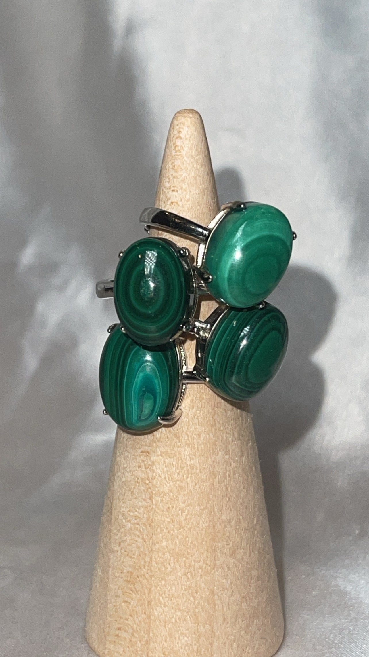 Malachite AAA Adjustable Ring (Choose Your Own)