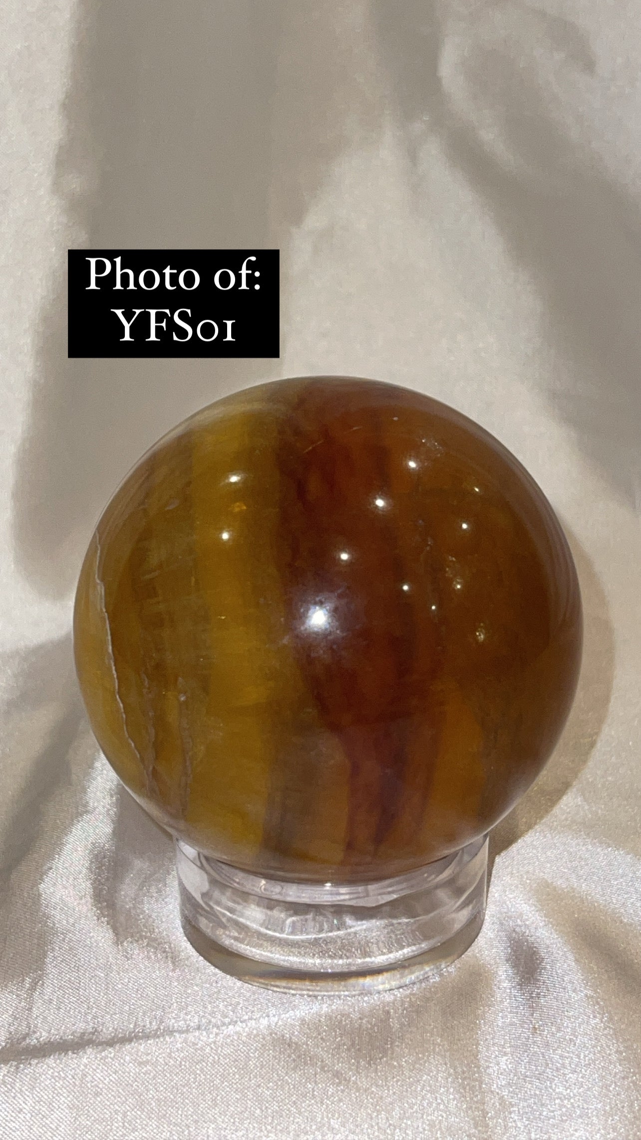 Bumblebee Fluorite Large Sphere