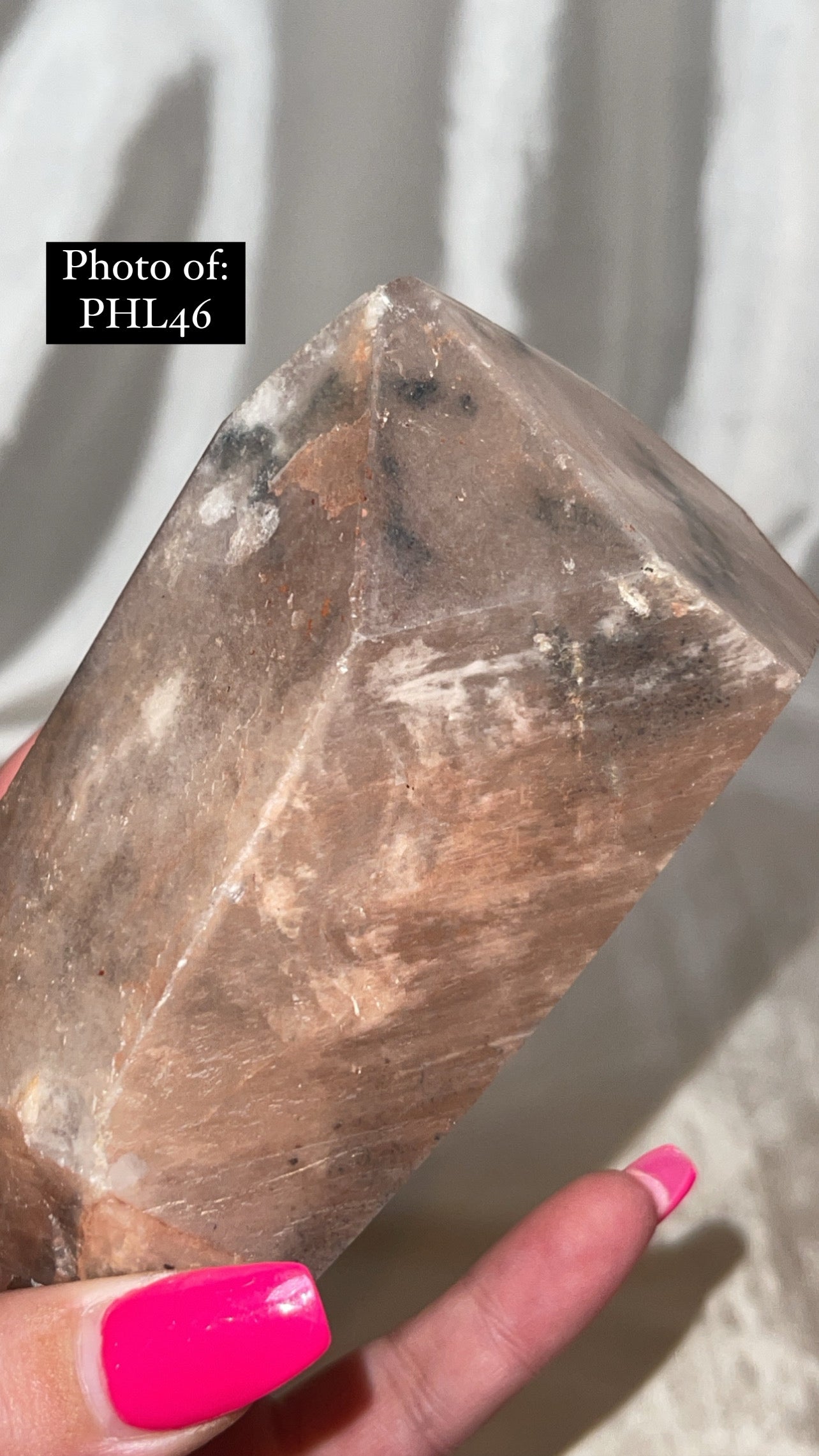 HIGH VIBRATION Hematite Lithium Semi Polished Point Large (one left!!!)