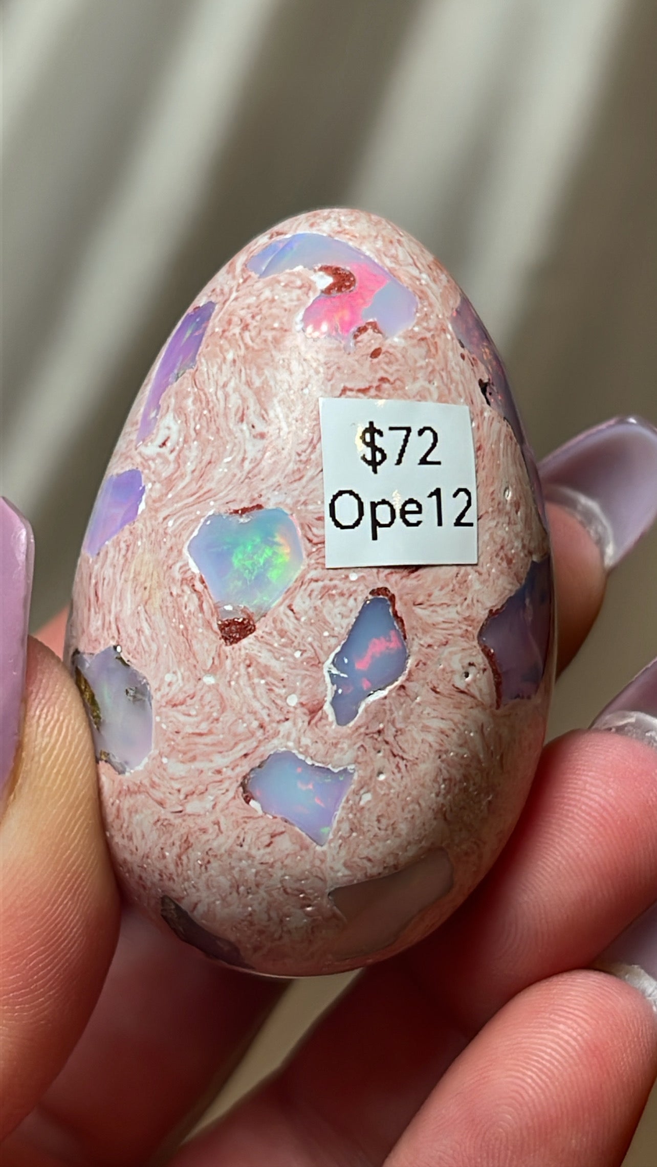 Mexican Fire Opal AAA Egg