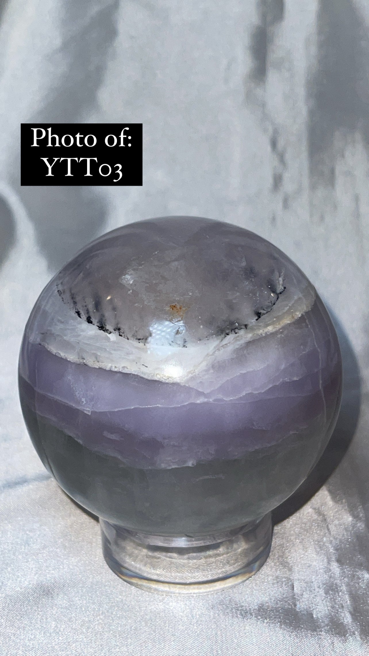 Yttrium Fluorite XL Sphere