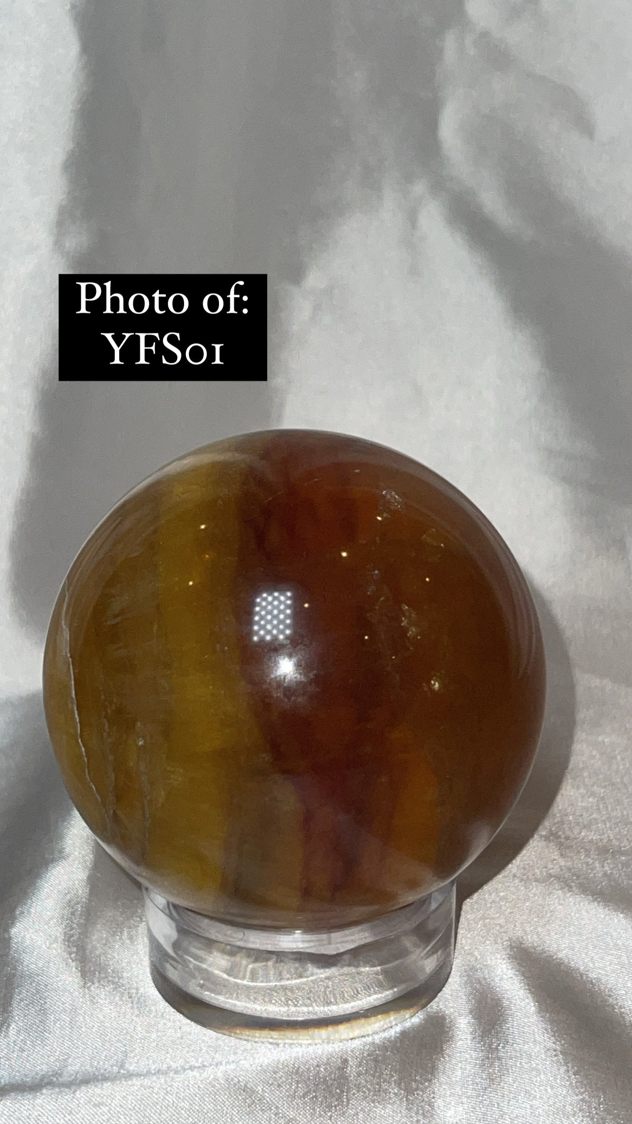 Bumblebee Fluorite Large Sphere