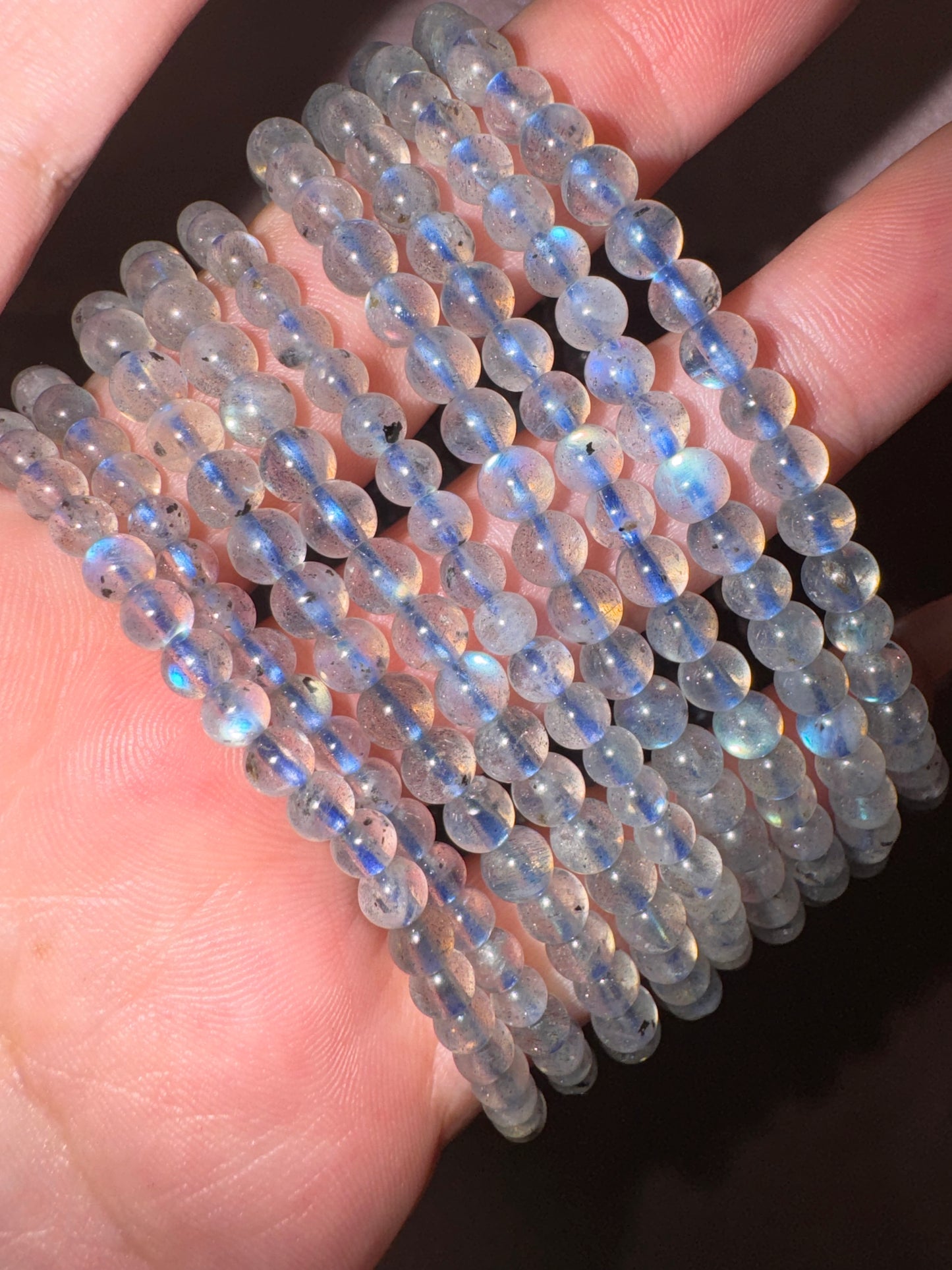 Labradorite high grade 5mm bracelet