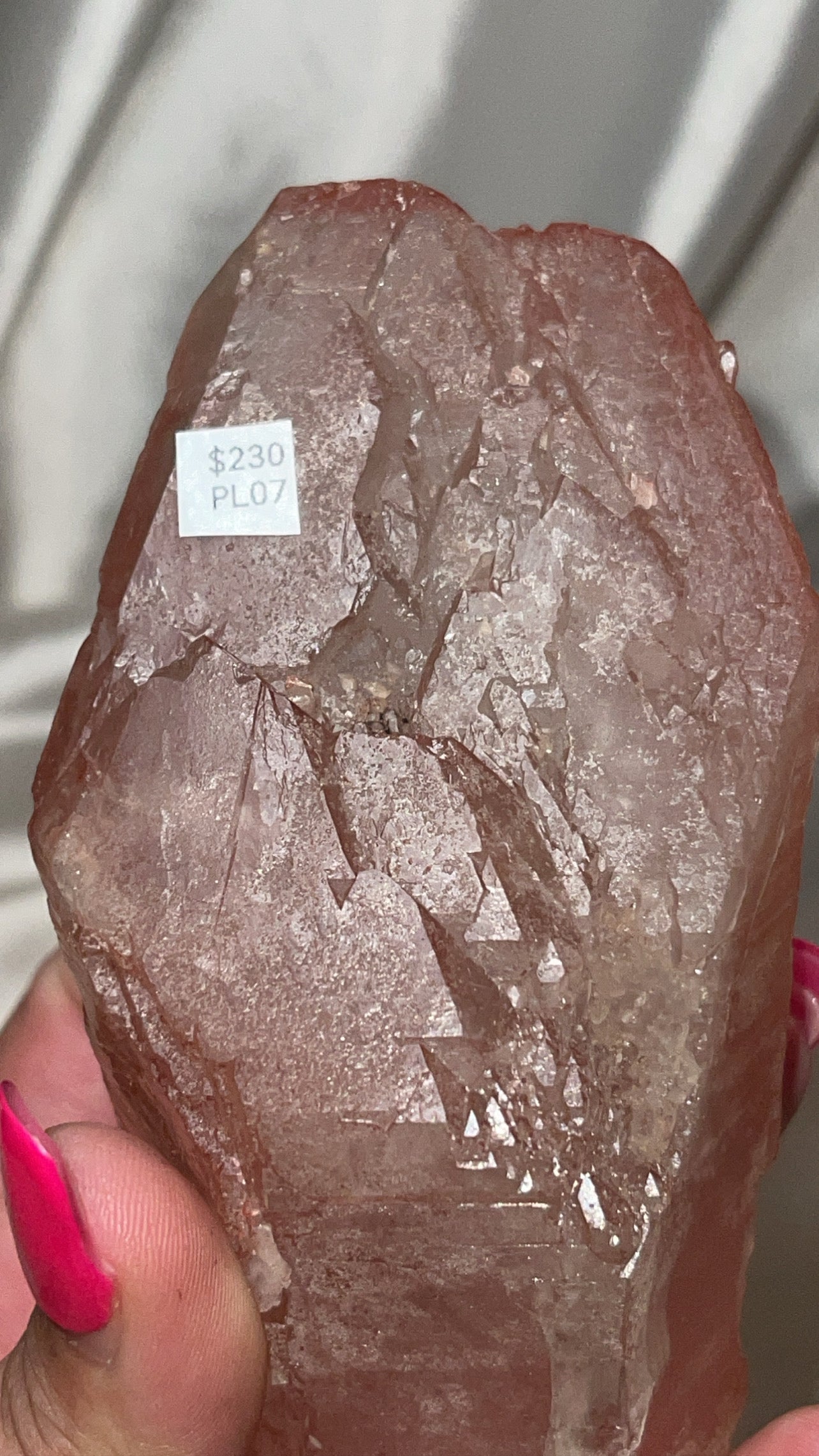 Scarlet Temple Lemurian XL Double Terminated Point