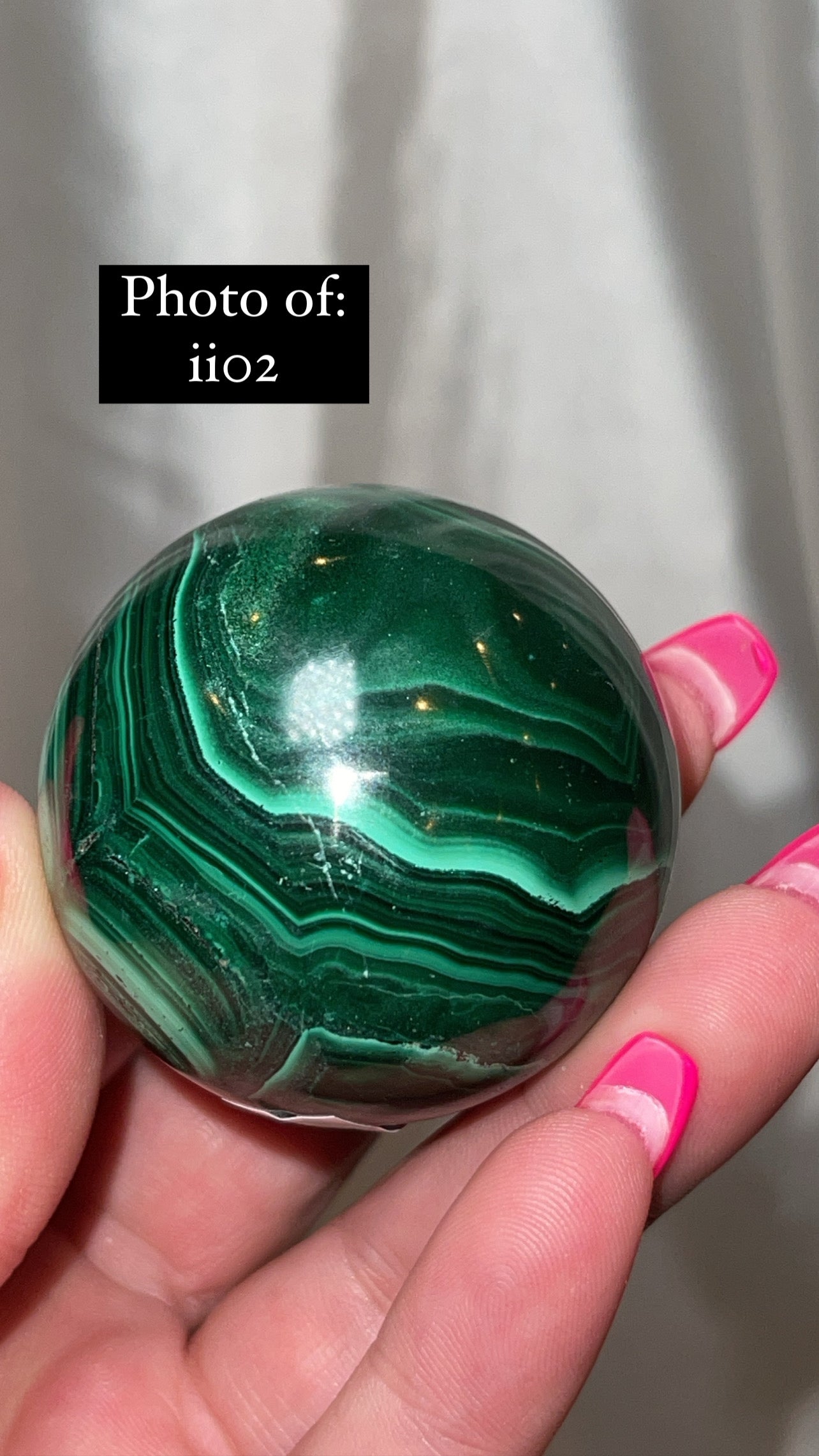 Malachite AA Large/XL Sphere