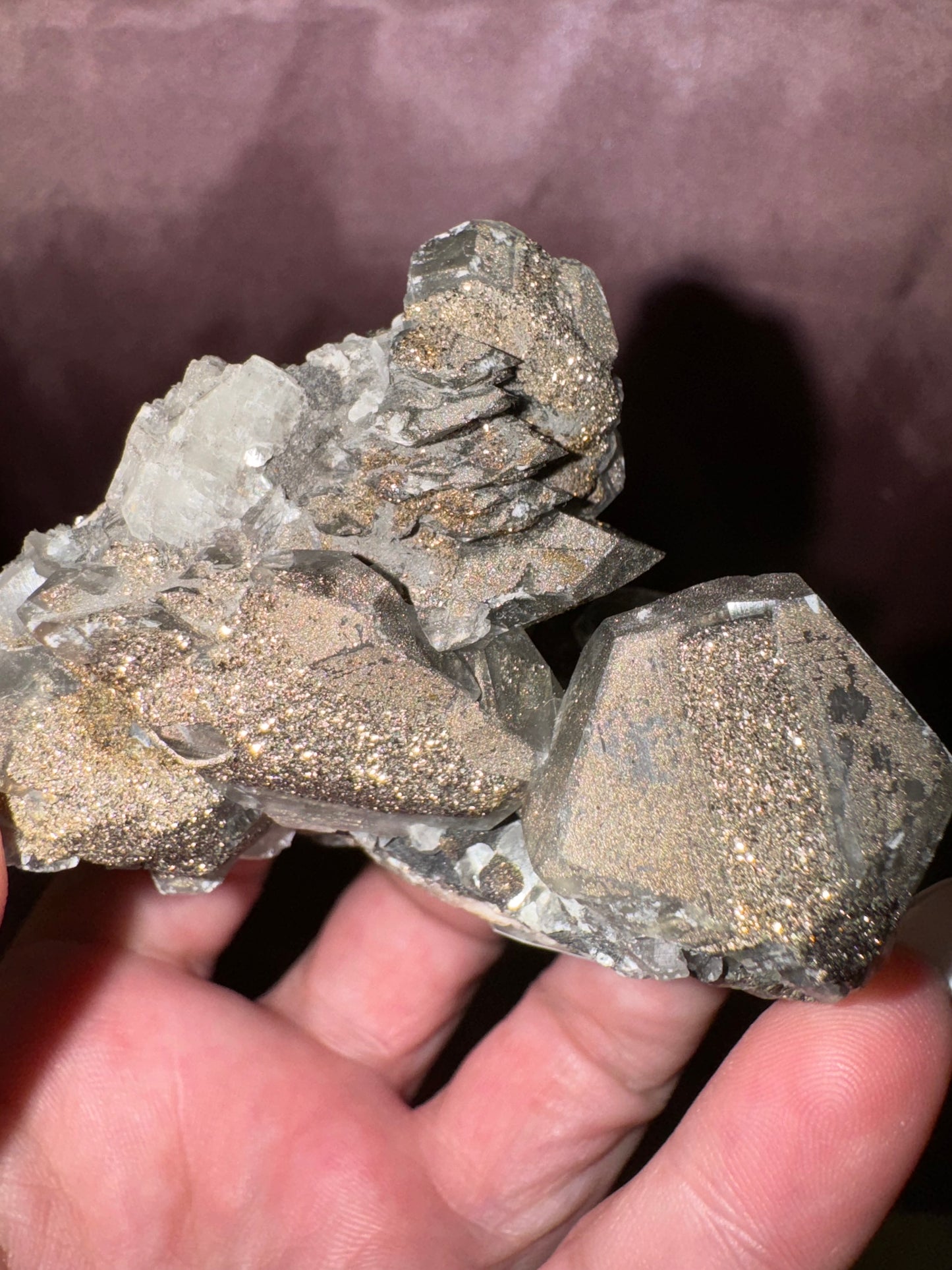 Rare “Mercedes Benz” Calcite Specimen (Choose your own!)