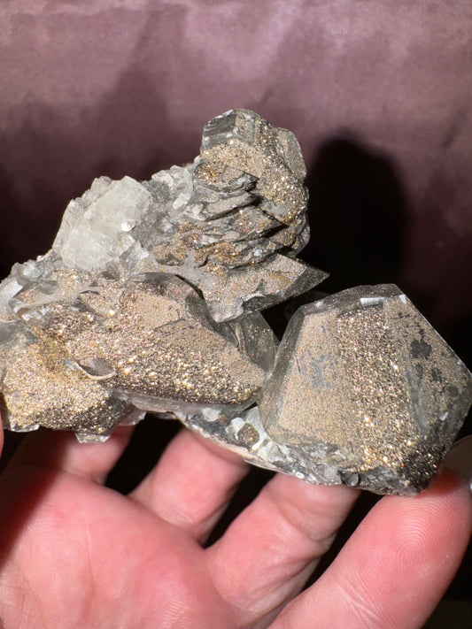 Rare “Mercedes Benz” Calcite Specimen (Choose your own!)