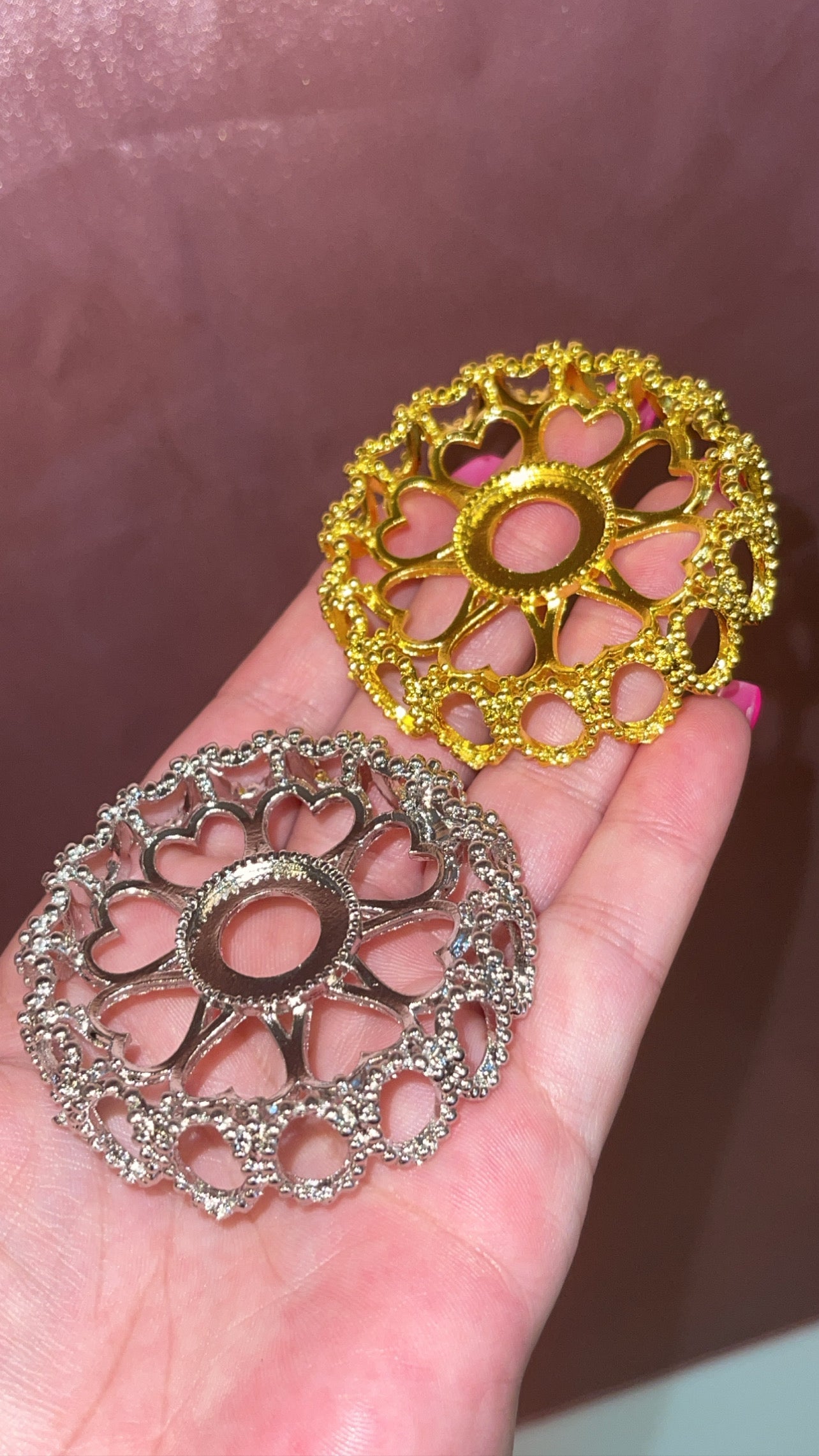 Fancy Sphere Stand Gold/Silver