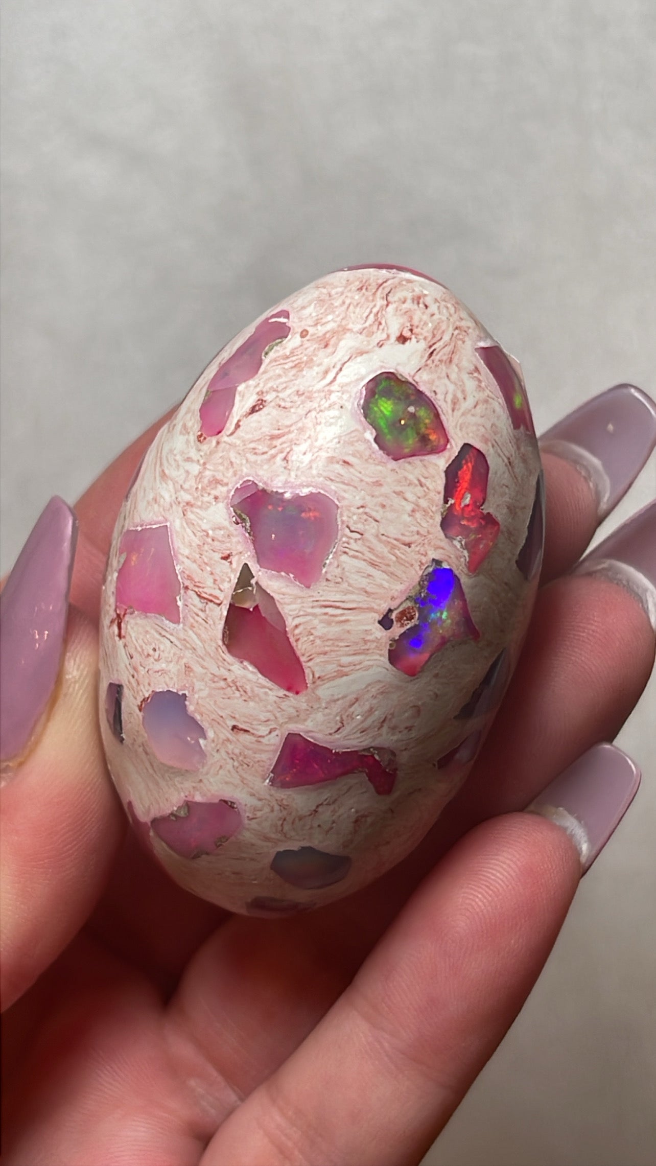 Mexican Fire Opal AAA Egg