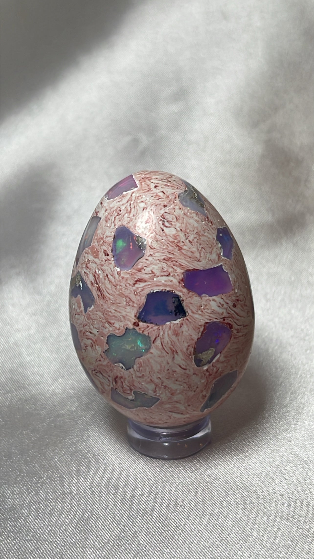 Mexican Fire Opal AAA Egg