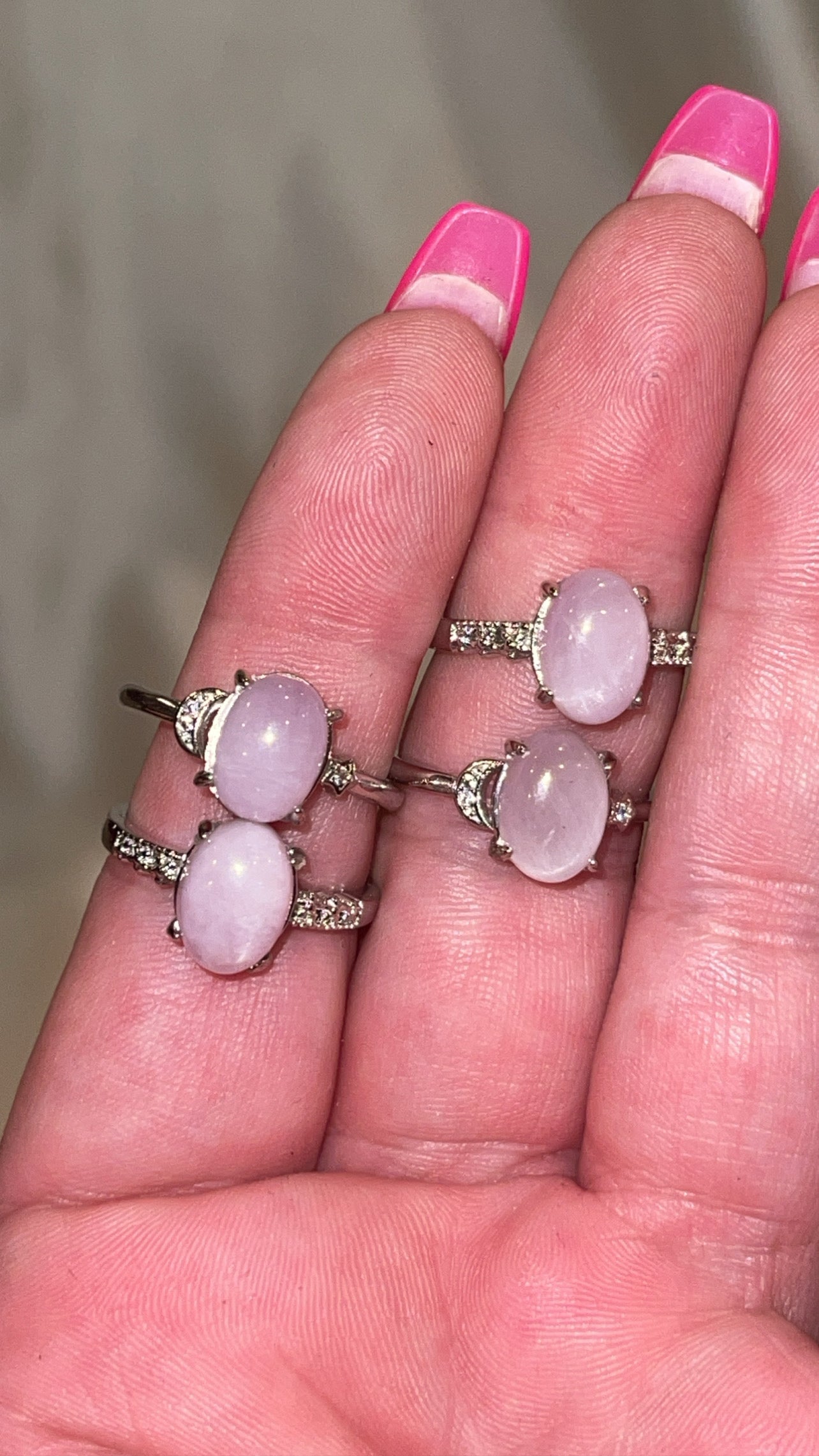 Kunzite AAA Adjustable Ring (Choose Your Own)