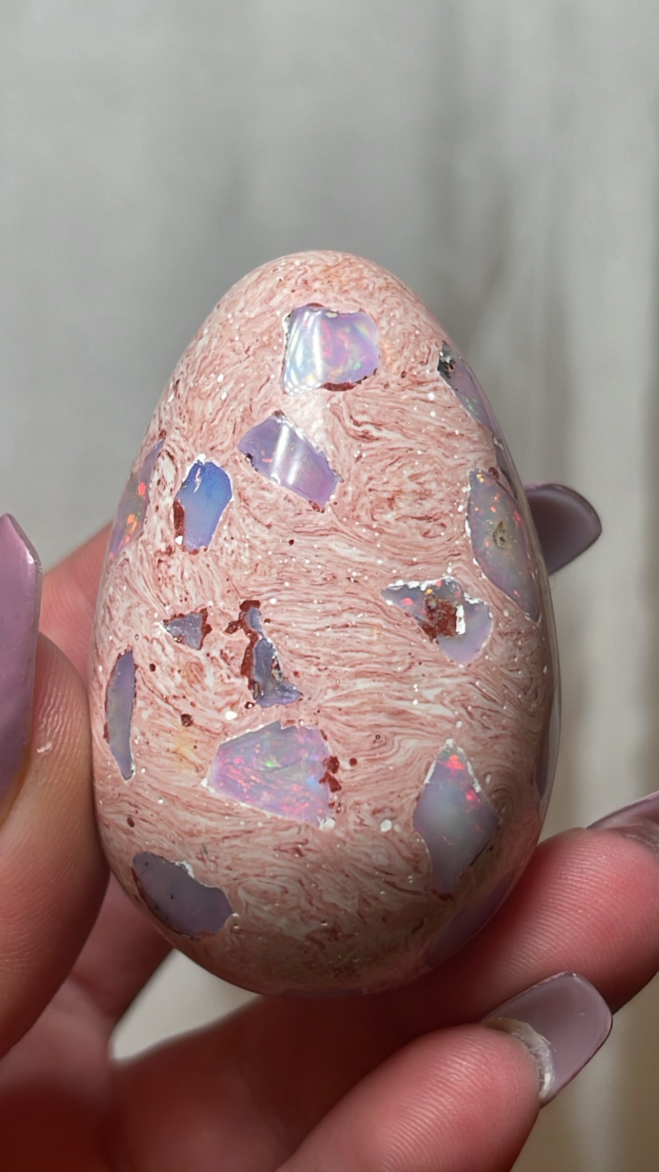 Mexican Fire Opal AAA Egg