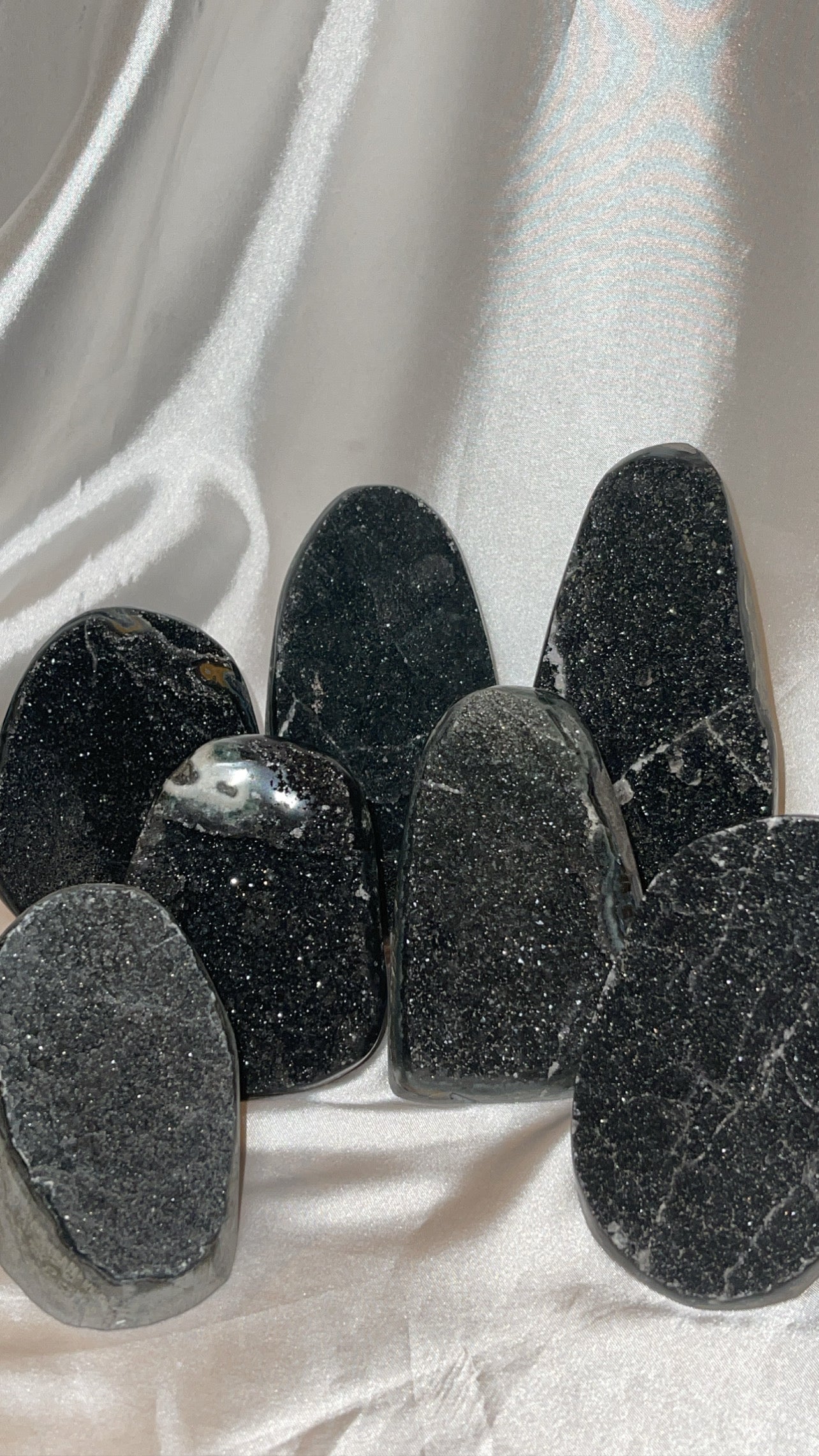 Black Amethyst Cut Base