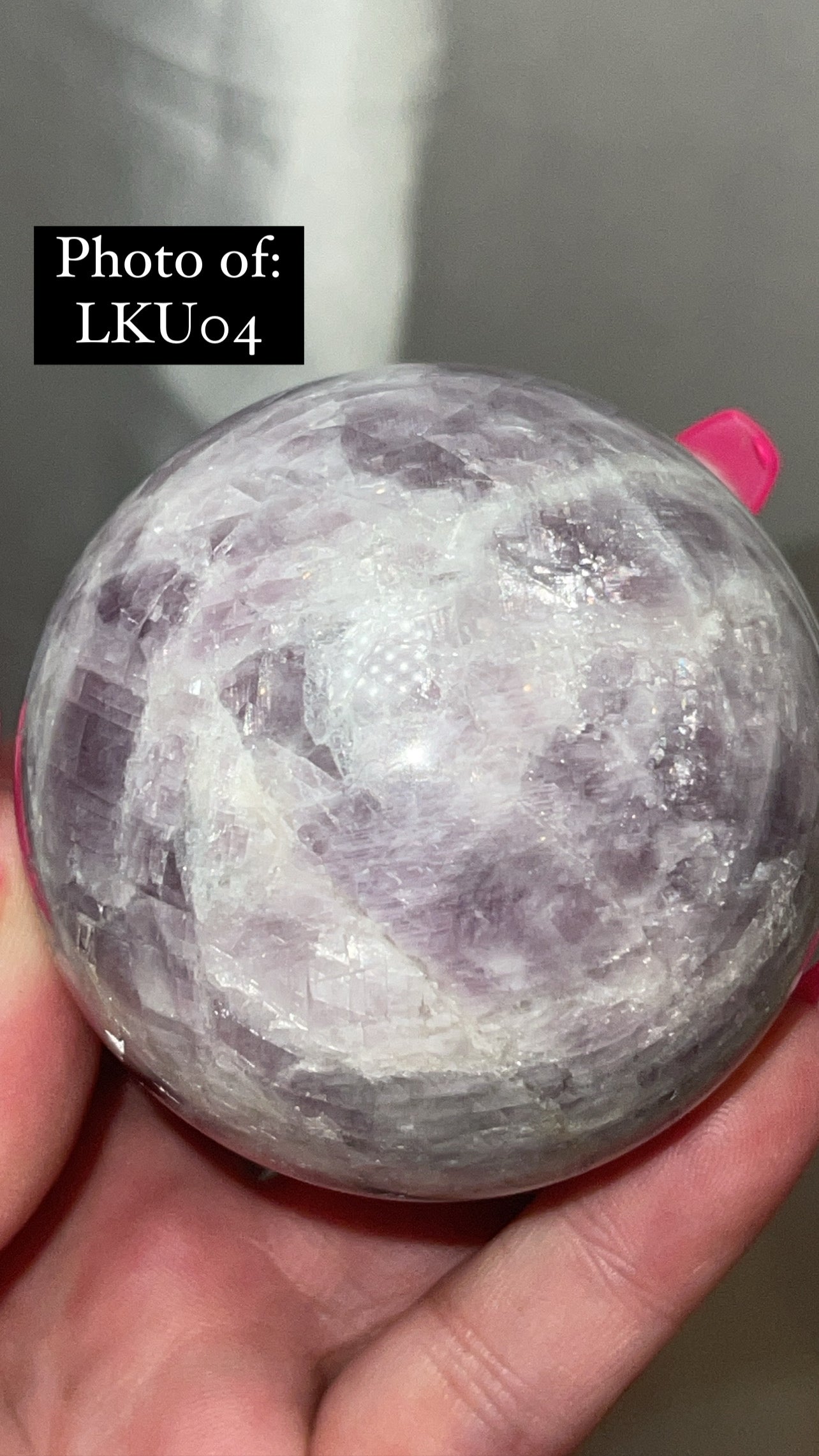 Kunzite High Grade Large Sphere