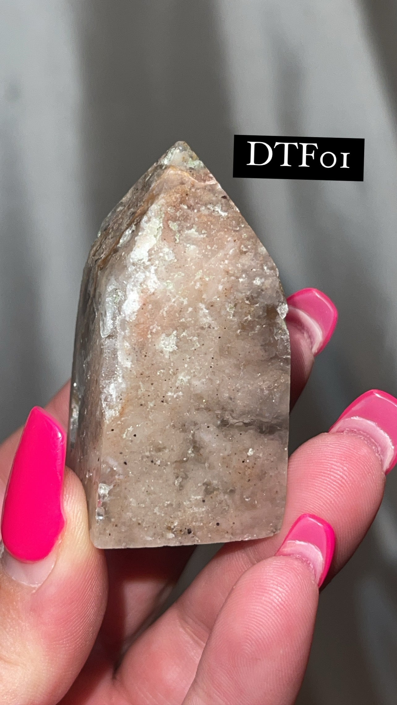 Druzy Sphalerite with Pink & Purple Fluorite Tower