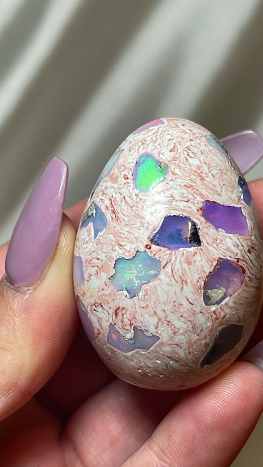 Mexican Fire Opal AAA Egg