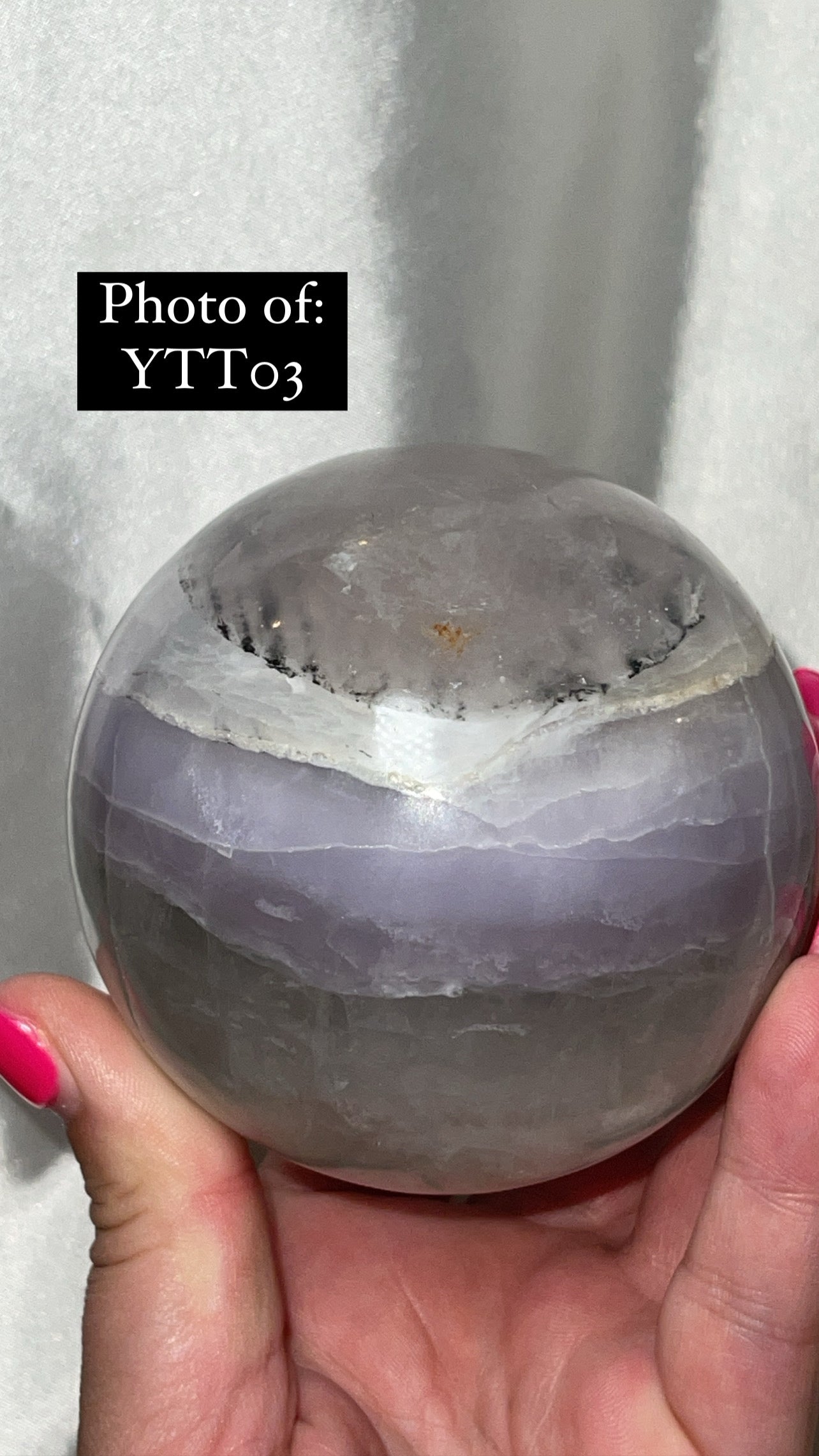 Yttrium Fluorite XL Sphere