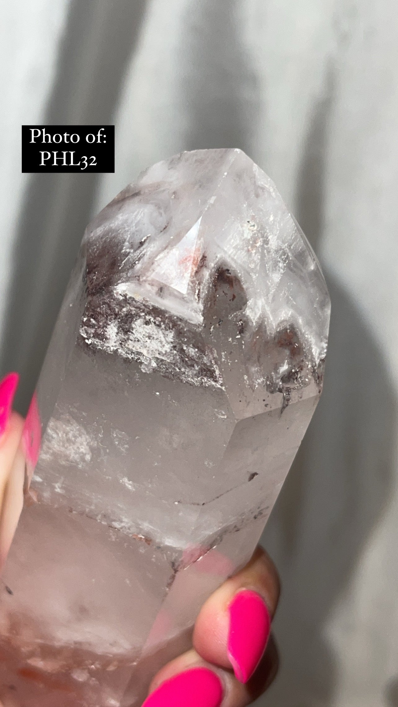 HIGH VIBRATION Hematite Lithium Semi Polished Point Large (one left!!!)