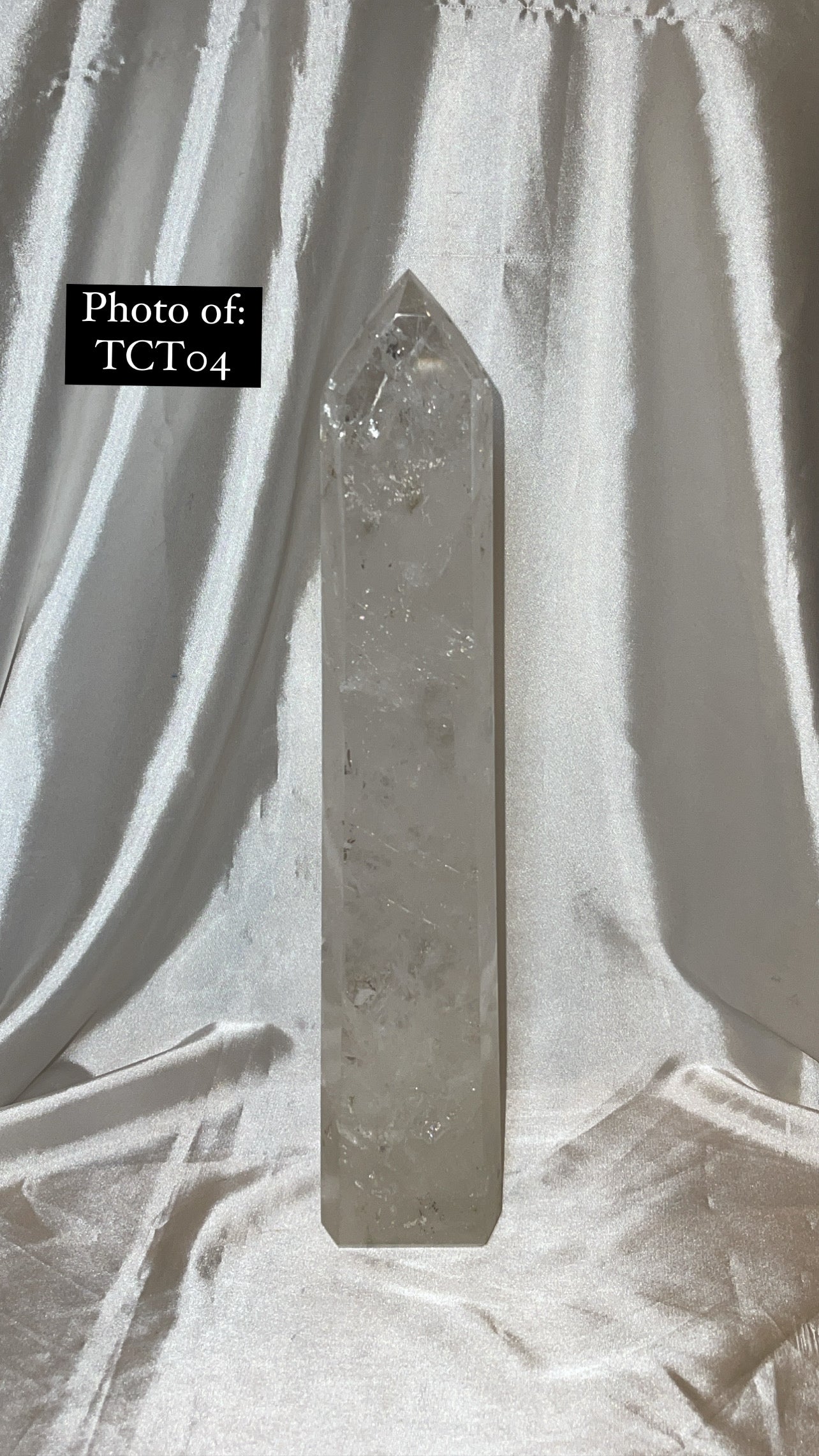 Clear Quartz AAA XXL Tower