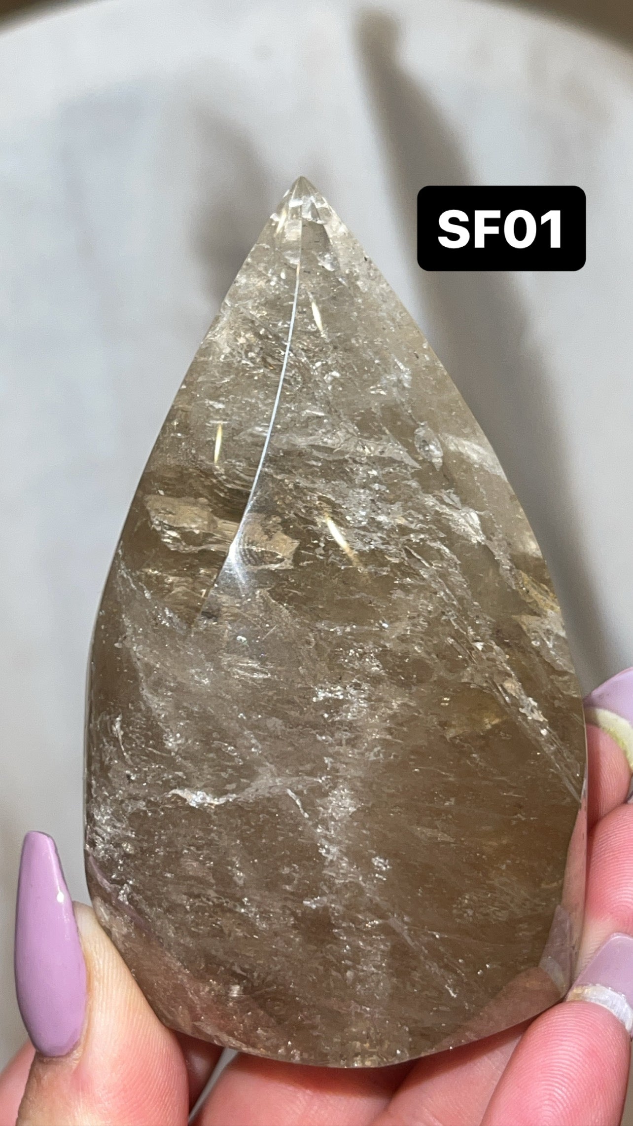 Smoky Quartz AAA Flame