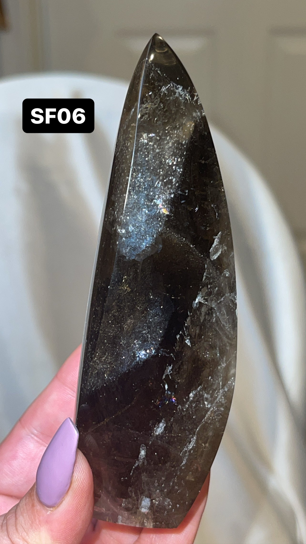 Smoky Quartz AAA Flame