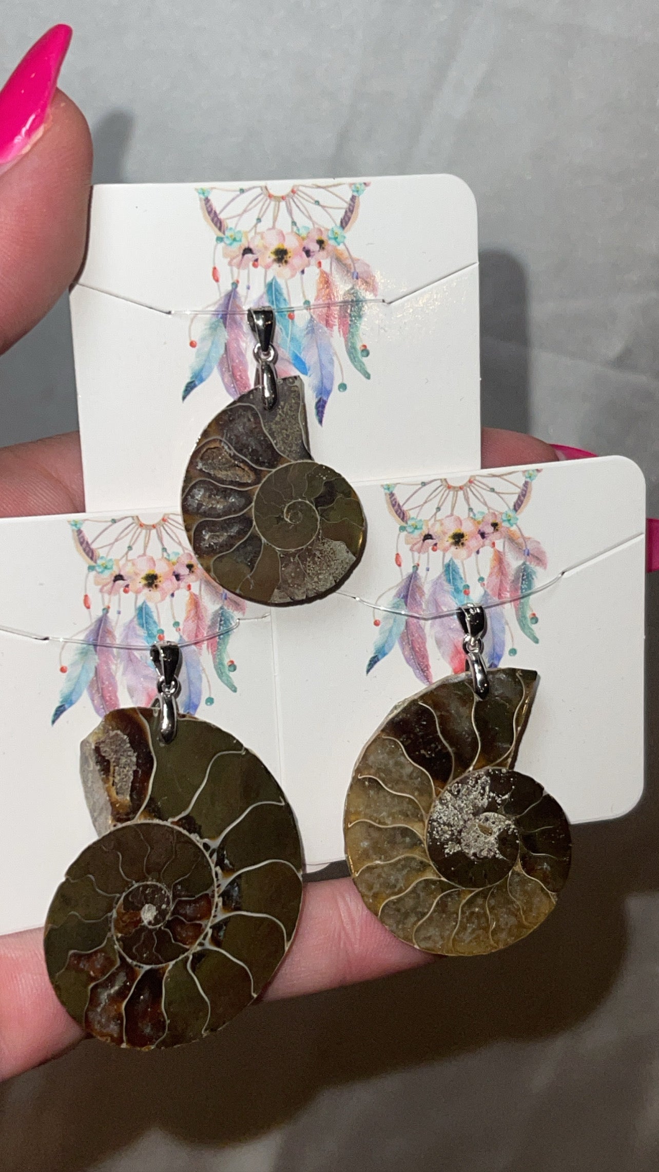 Ammonite Pendant (Choose Your Own)