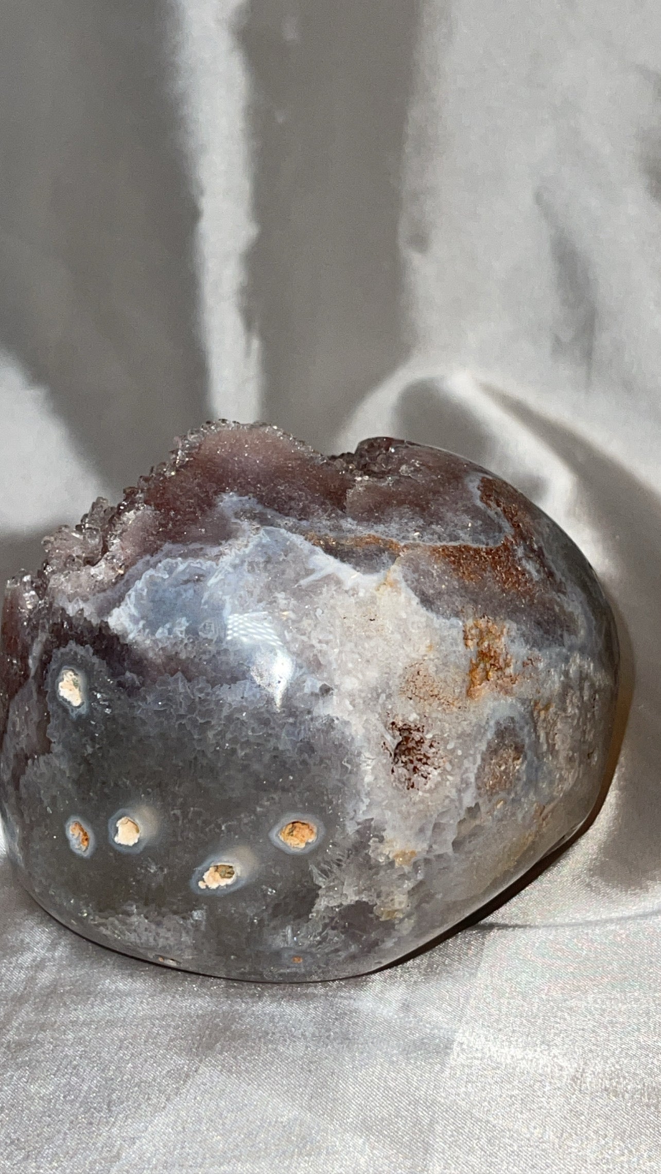 Pink Amethyst Druzy XL Freeform