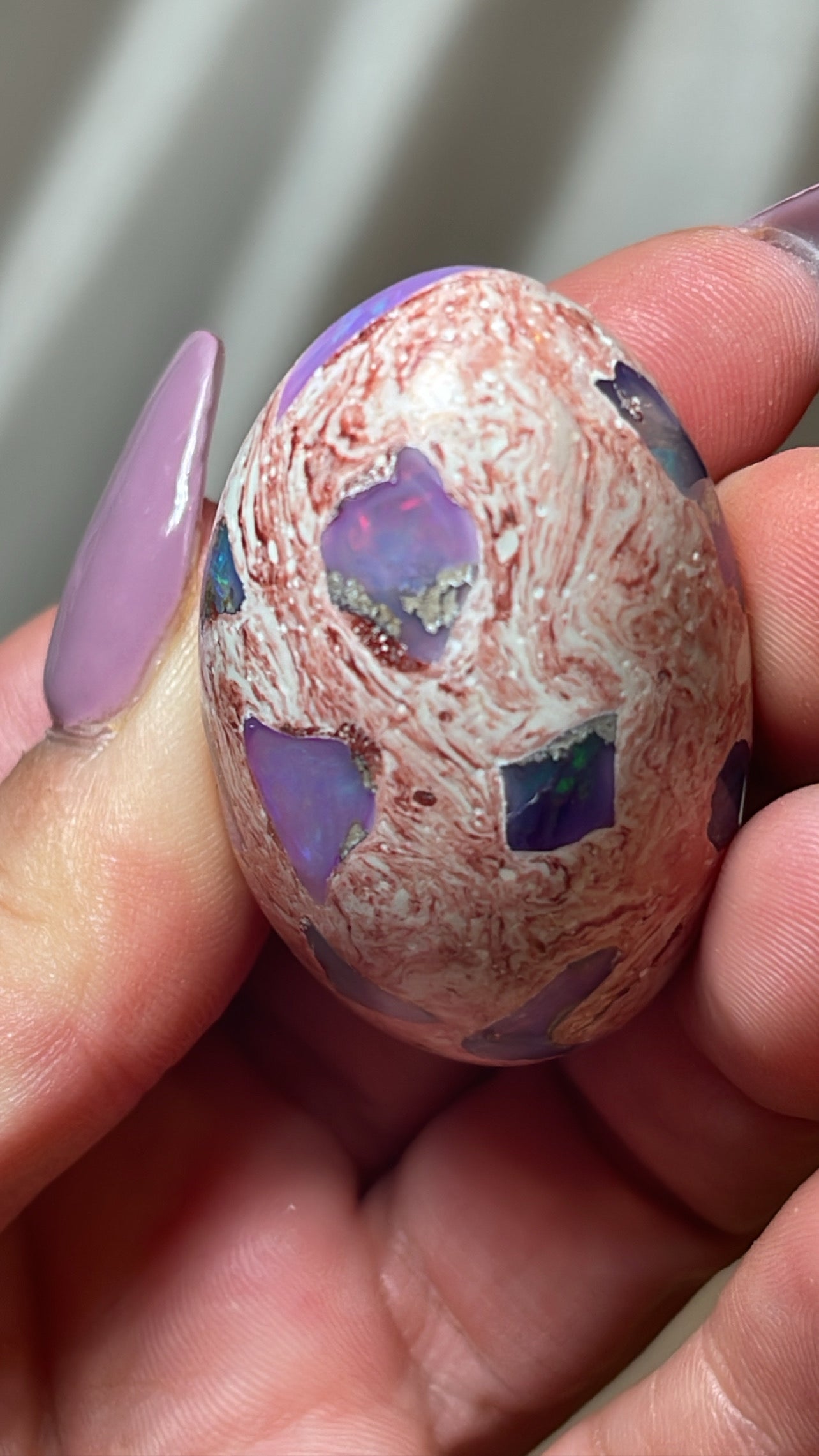 Mexican Fire Opal AAA Egg
