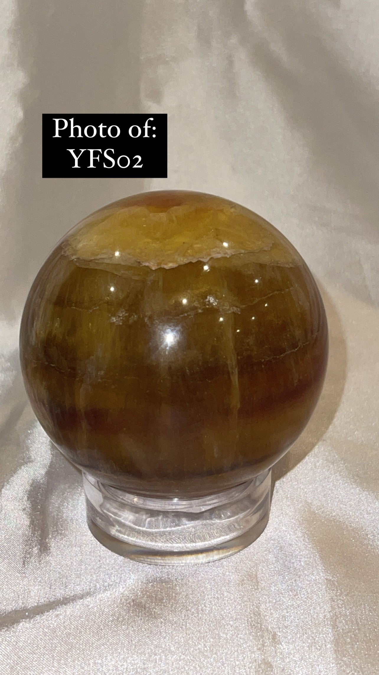 Bumblebee Fluorite Large Sphere