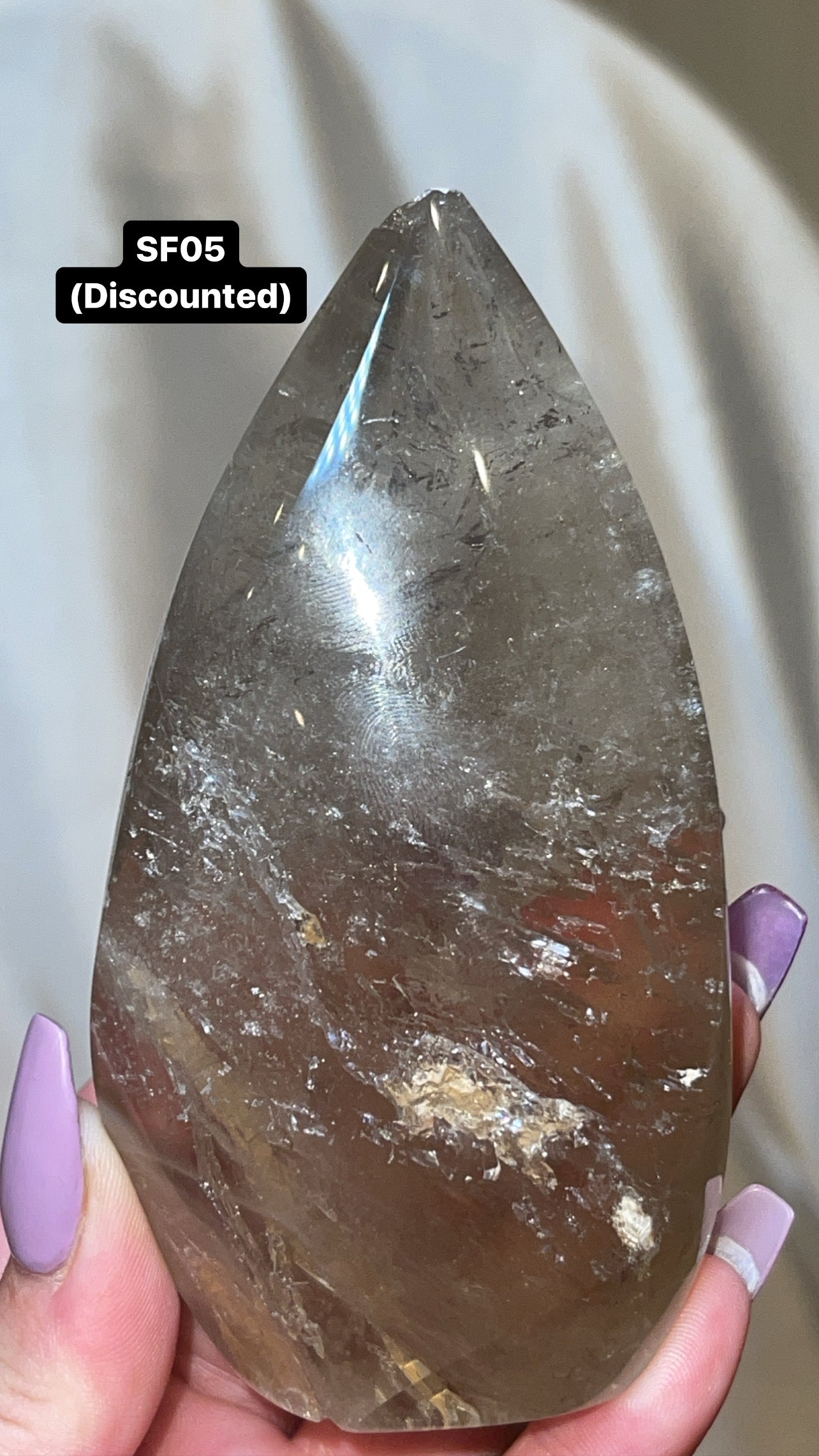 Smoky Quartz AAA Flame