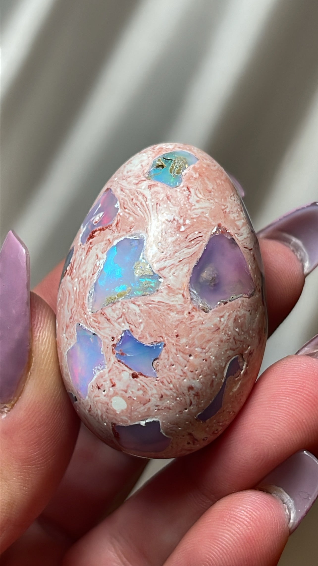 Mexican Fire Opal AAA Egg