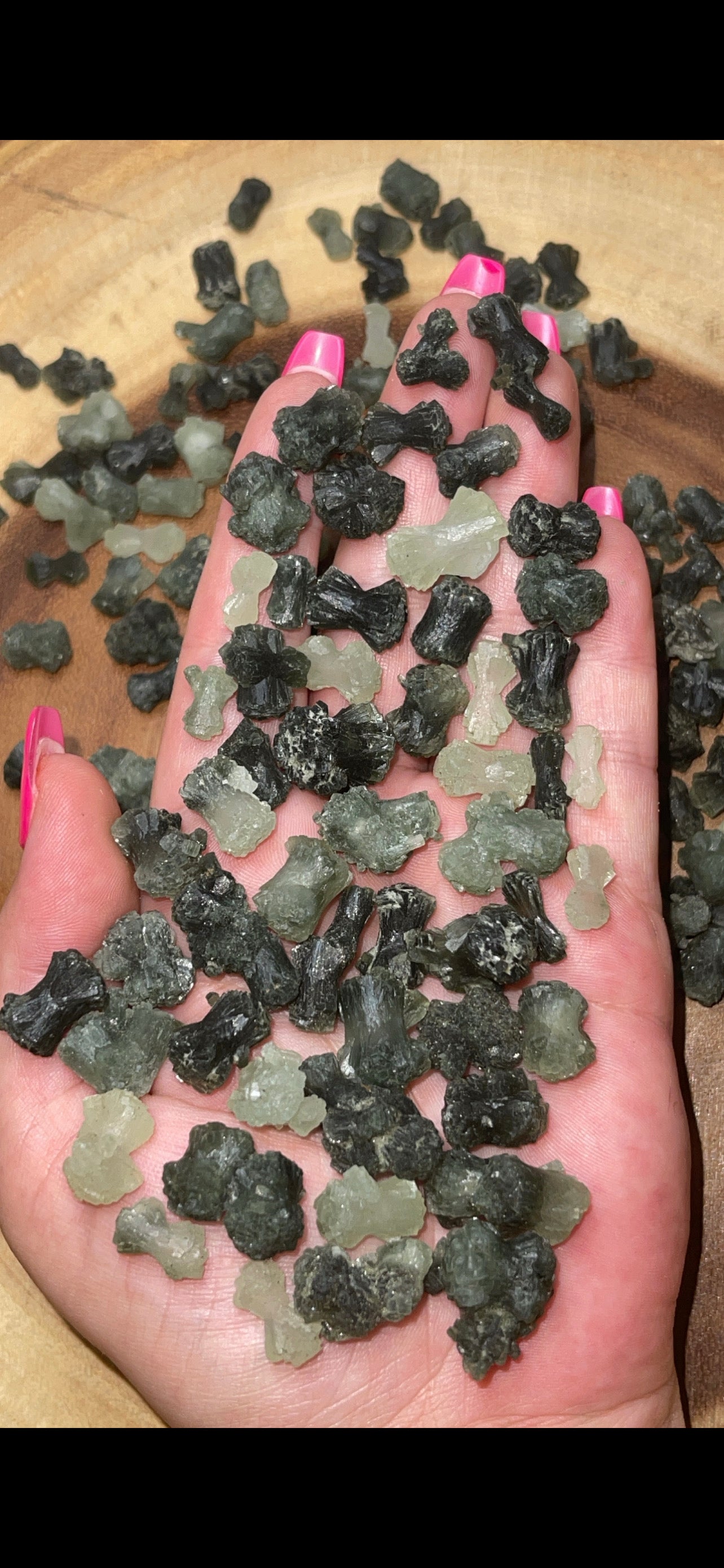 Prehnite Epidote Bowtie Bundle