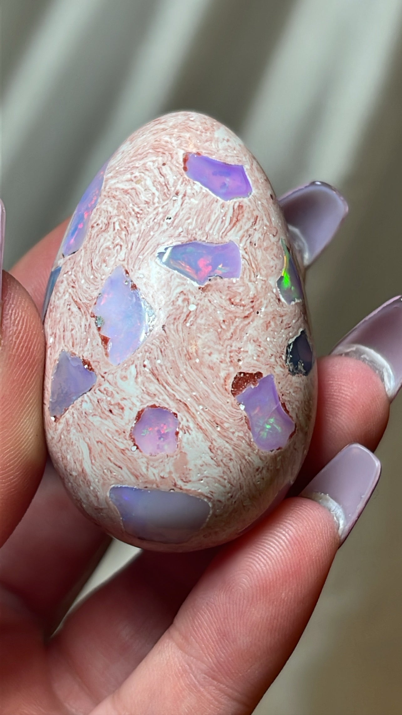 Mexican Fire Opal AAA Egg