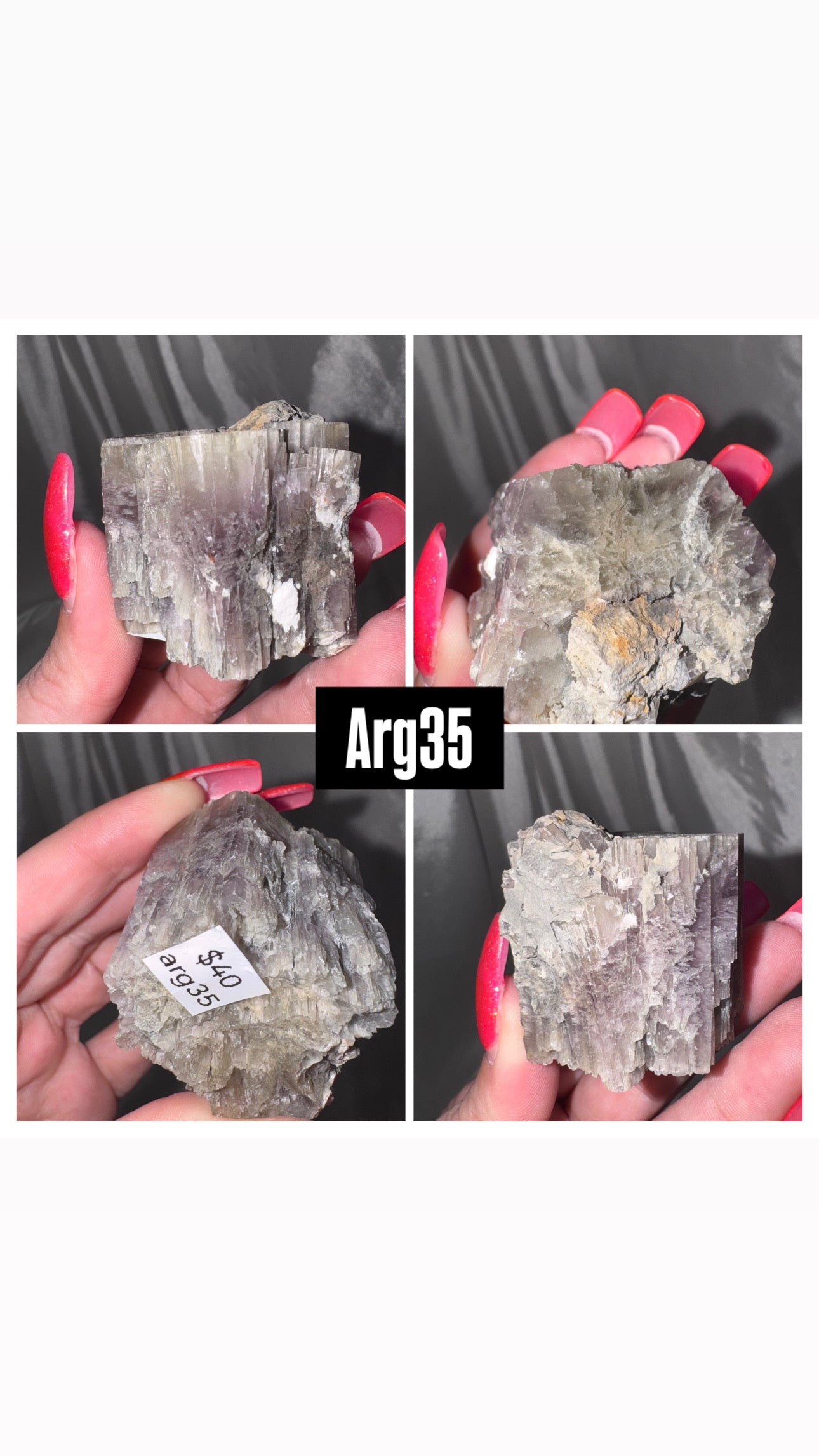 Purple Aragonite Cluster