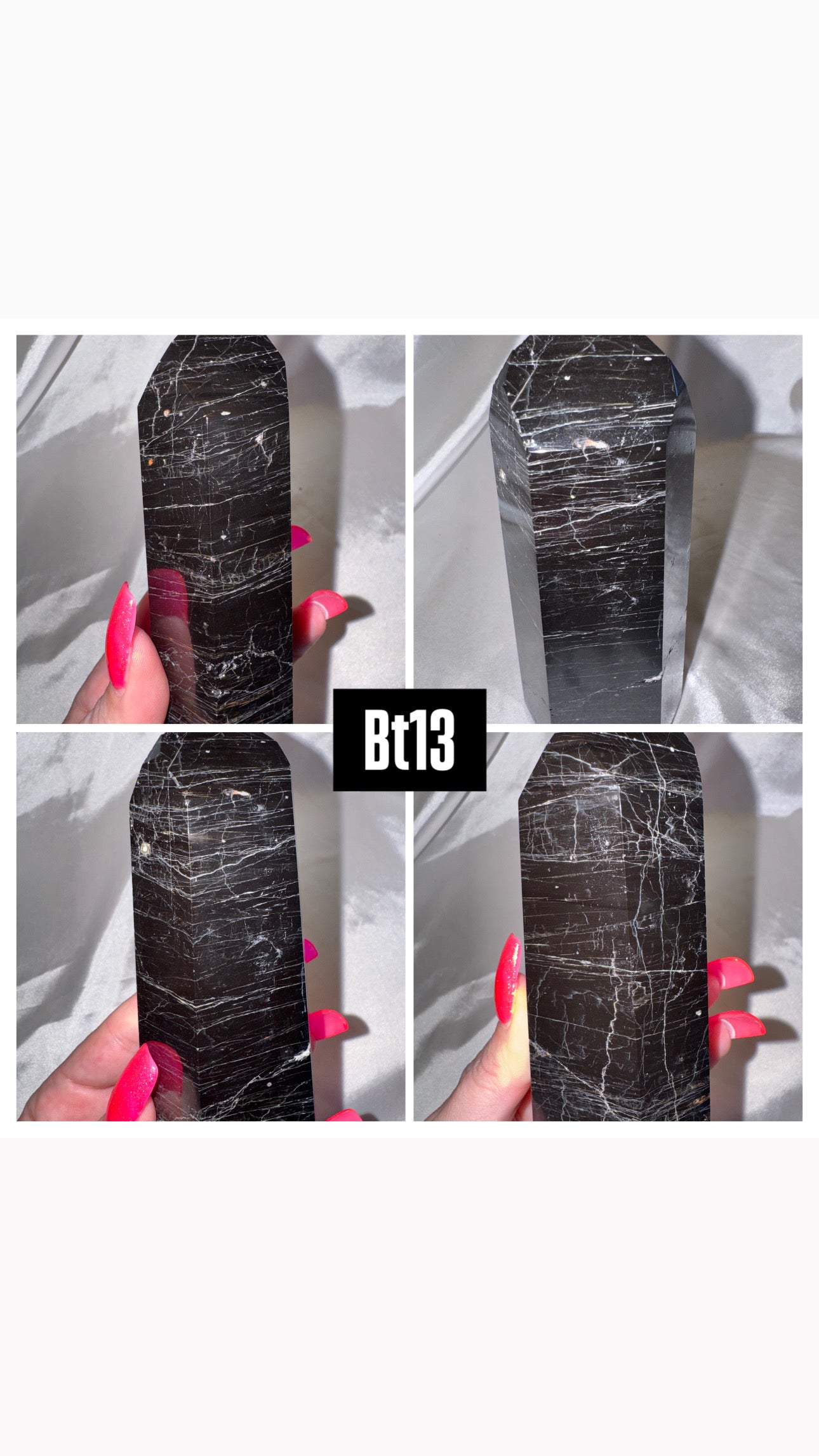 Black Tourmaline Large Tower