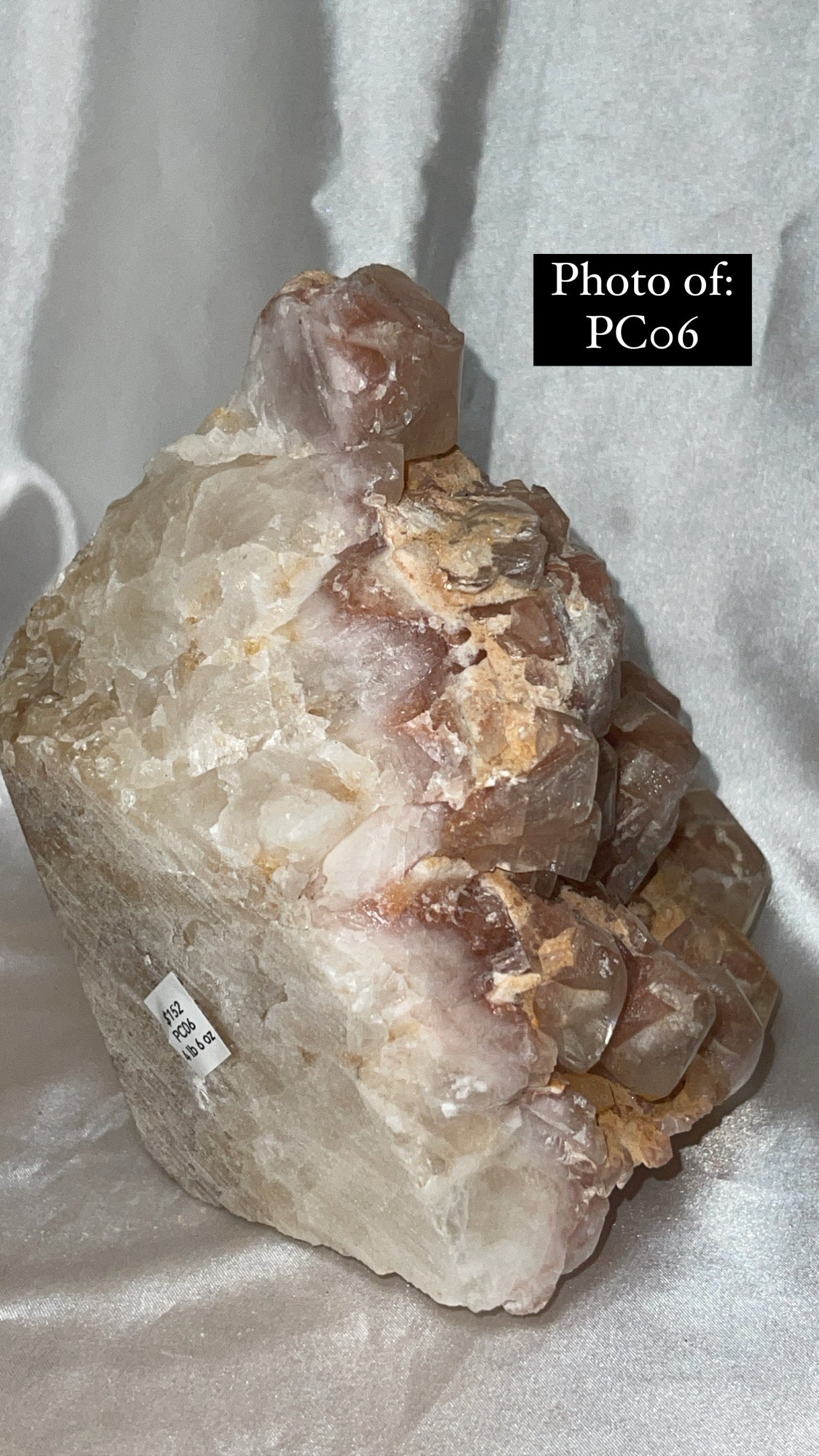 Pink Calcite Large Display Specimen