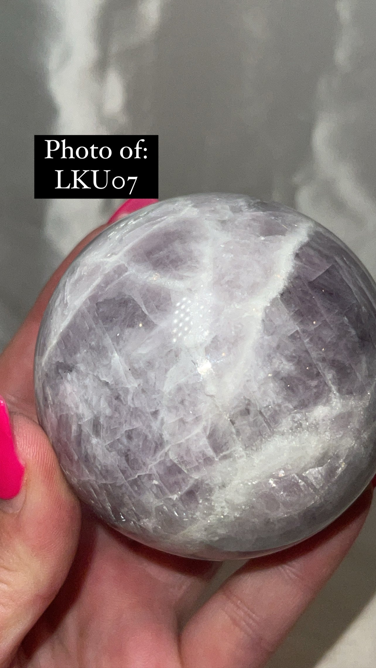 Kunzite High Grade Large Sphere