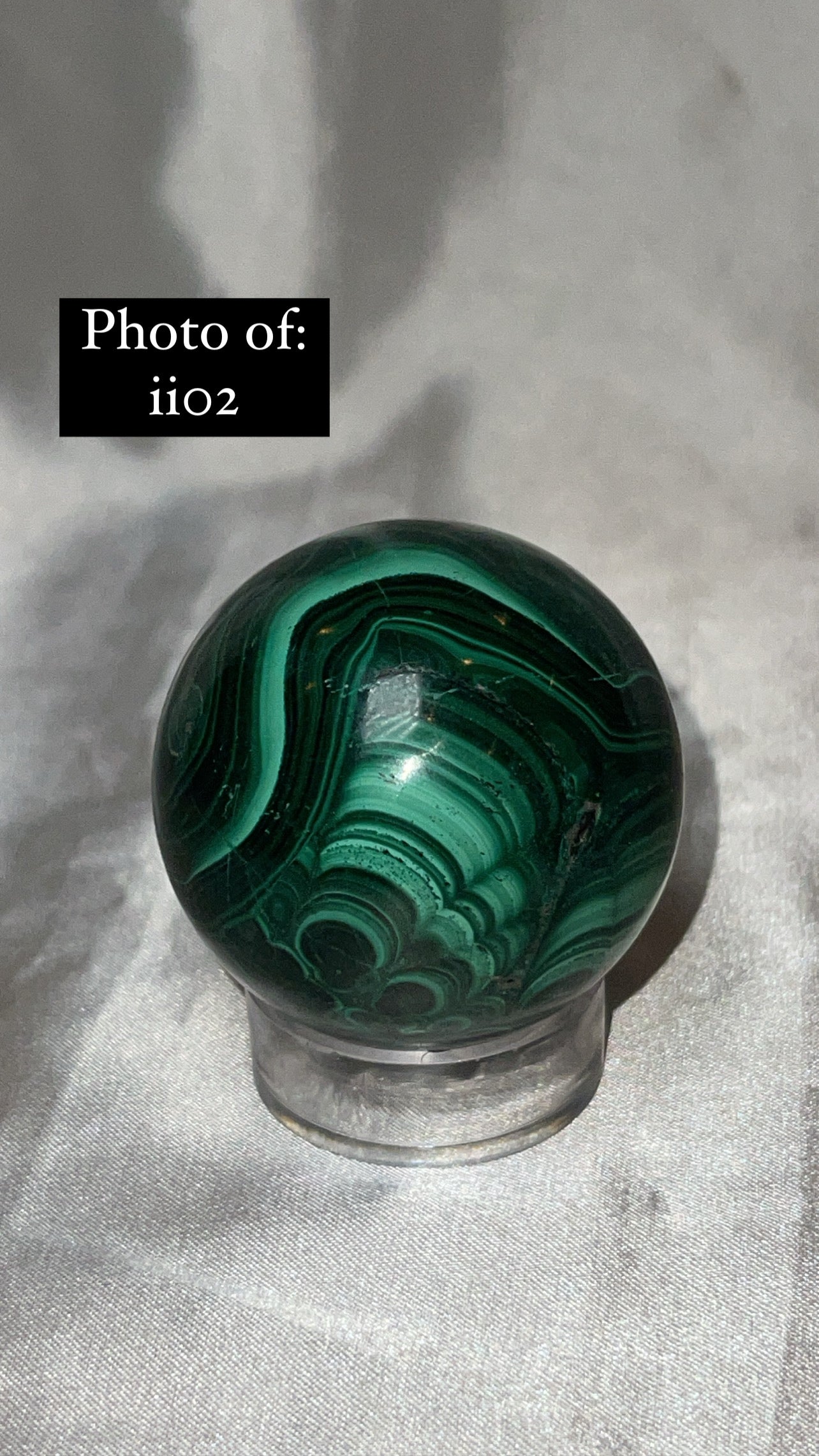Malachite AA Large/XL Sphere
